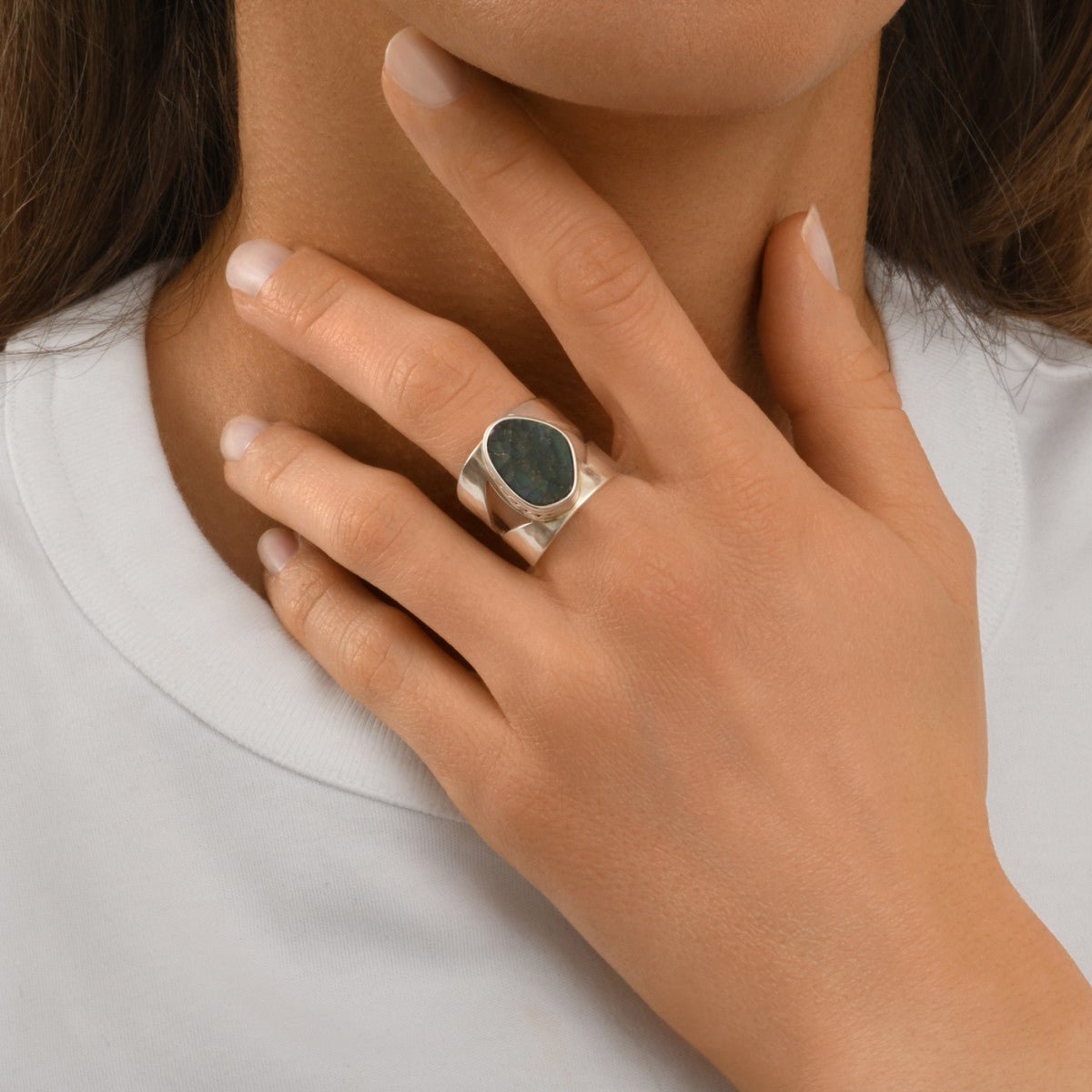 Adjustable ring SATELLITE PARIS Black