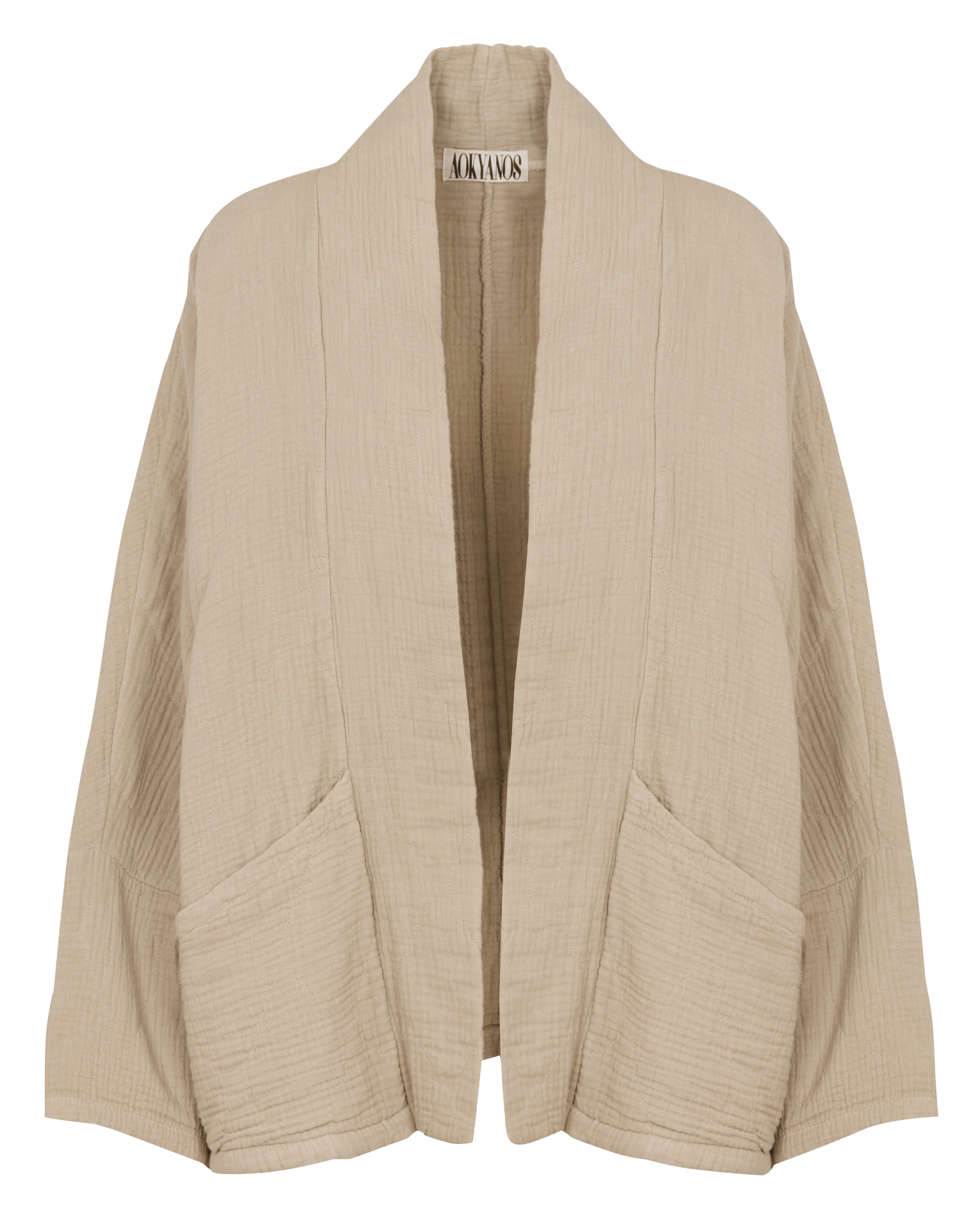 Veste oversize en coton AOKYANOS Beige