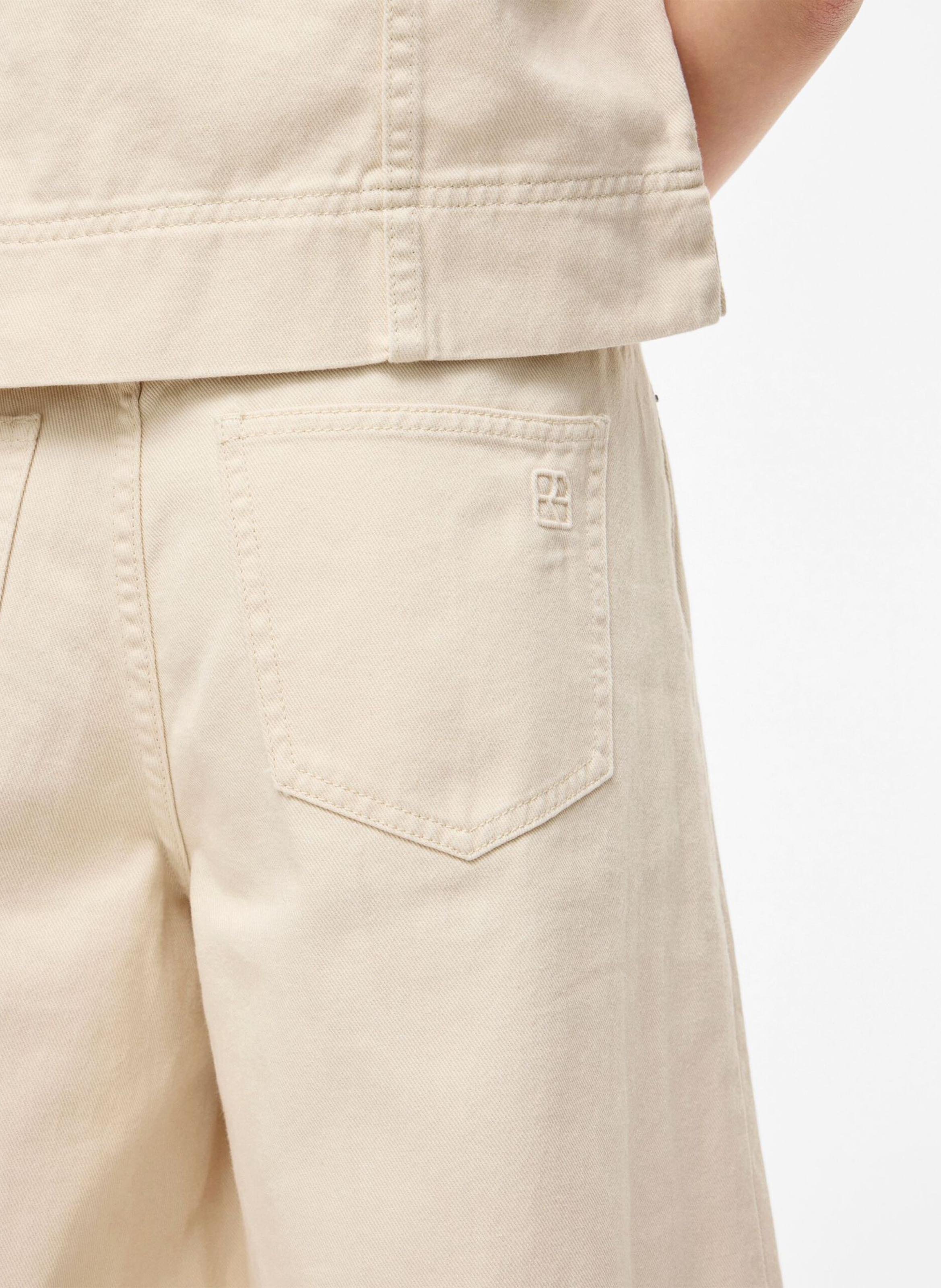 Bermuda droit en coton ROUGE EDIT Beige