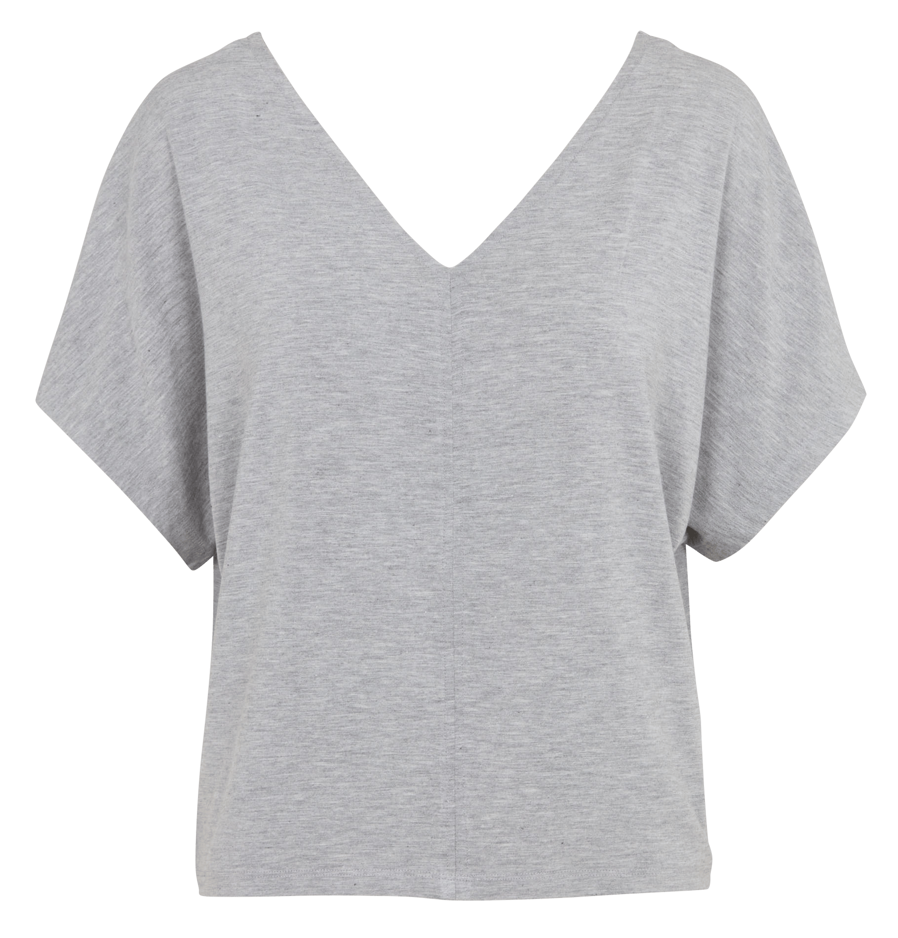 Loose-fit V-neck T-shirt HUMILITY Grey