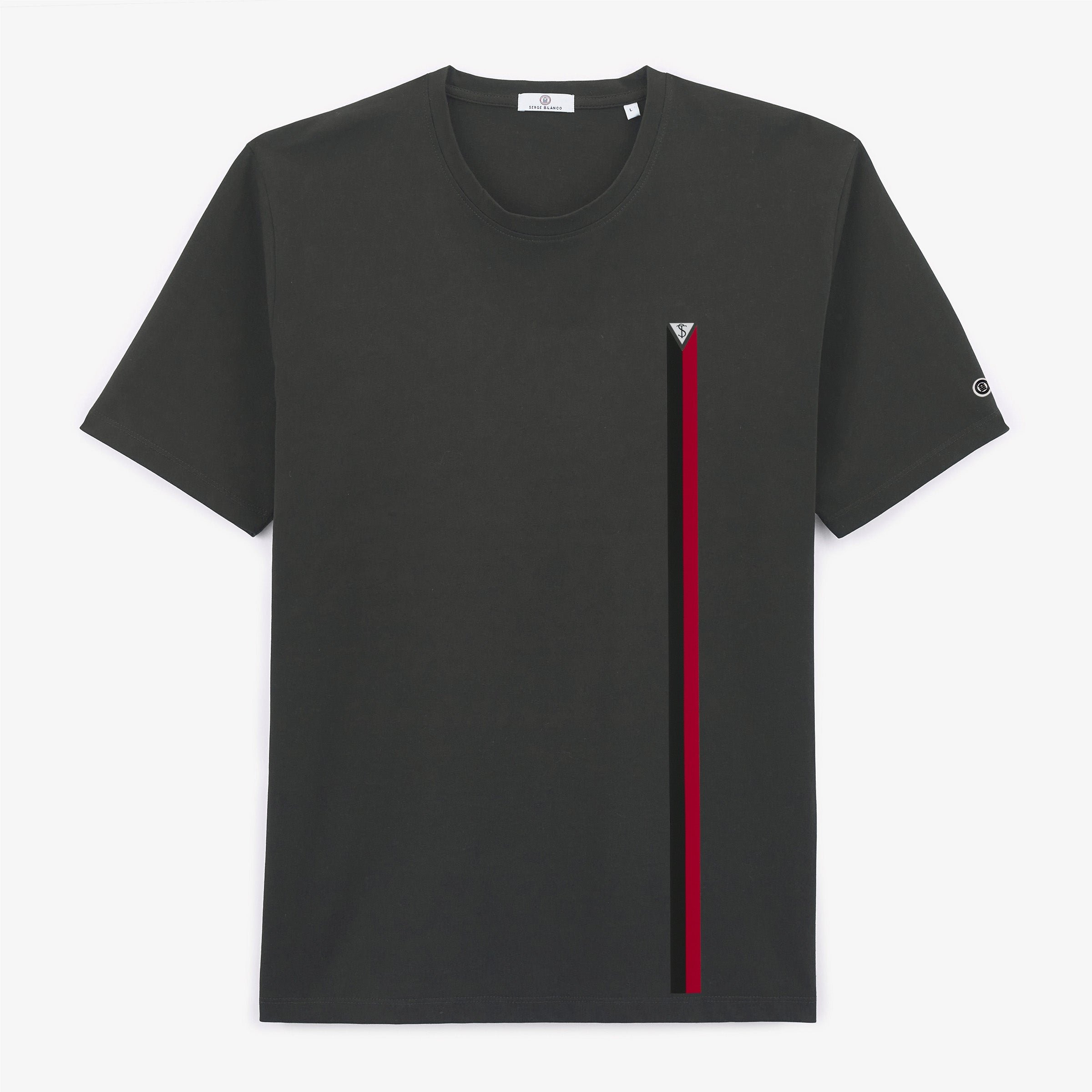 Short-sleeved cotton T-shirt SERGE BLANCO Grey