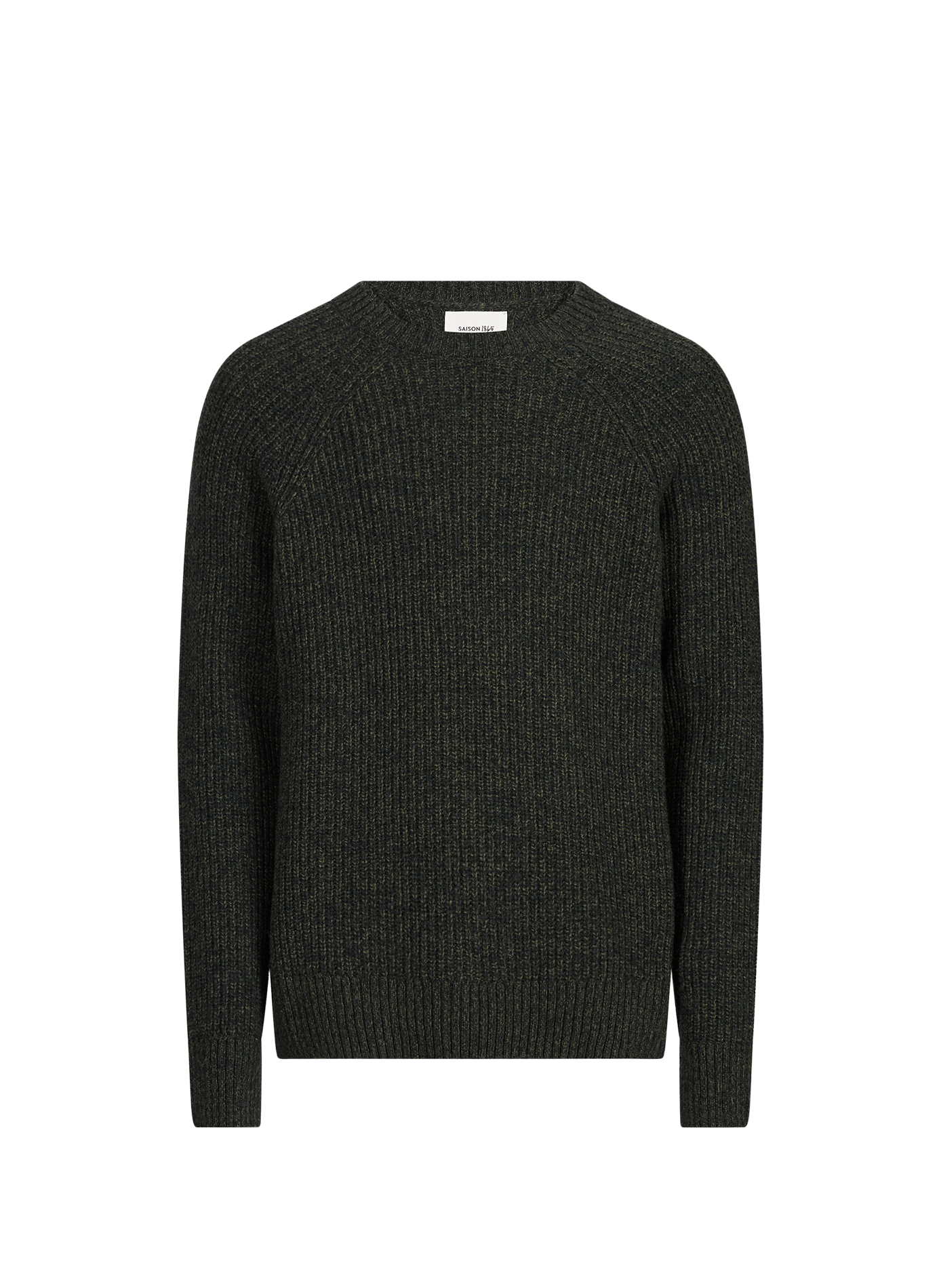 Round neck wool blend boys sweater SAISON 1865