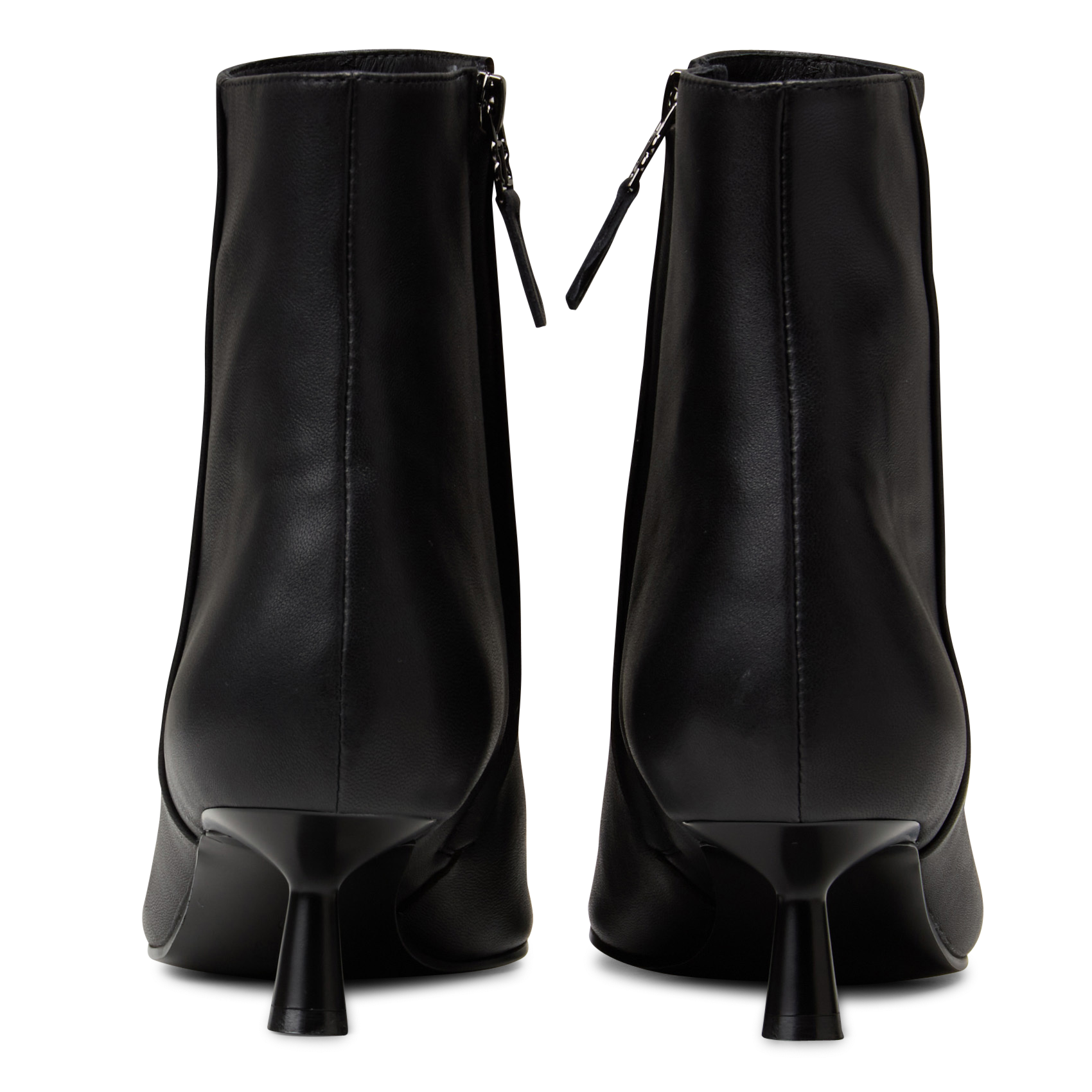 Bottines bout pointu en cuir BIBI LOU Noir
