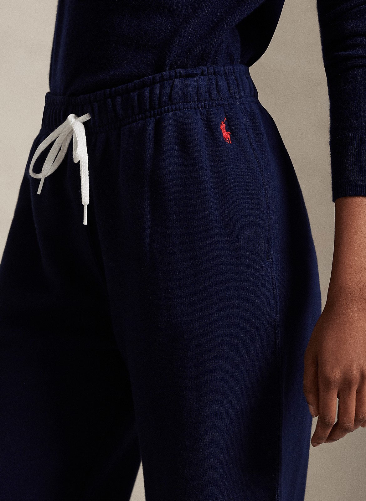 Gerade geschnittene Jogginghose aus Baumwoll-Mix POLO RALPH LAUREN Blau