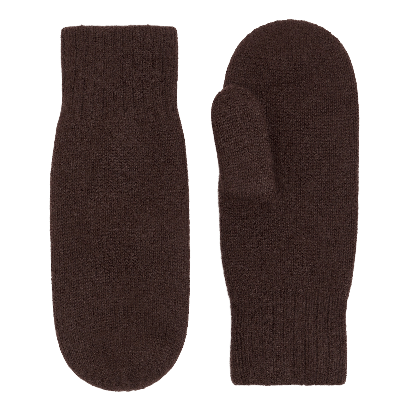 Moufles en cachemire HIRCUS Marron
