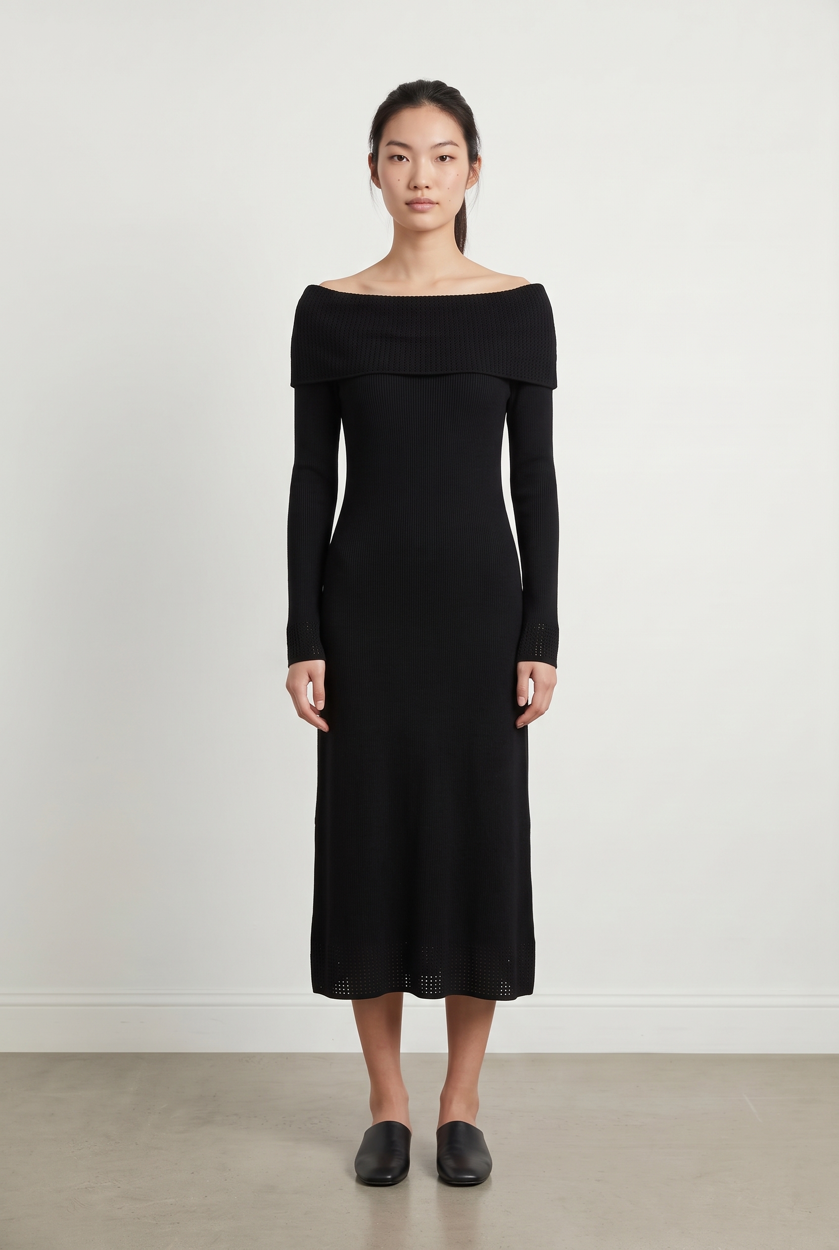 Robe longue COMPTOIR DES COTONNIERS - Seconde main Noir