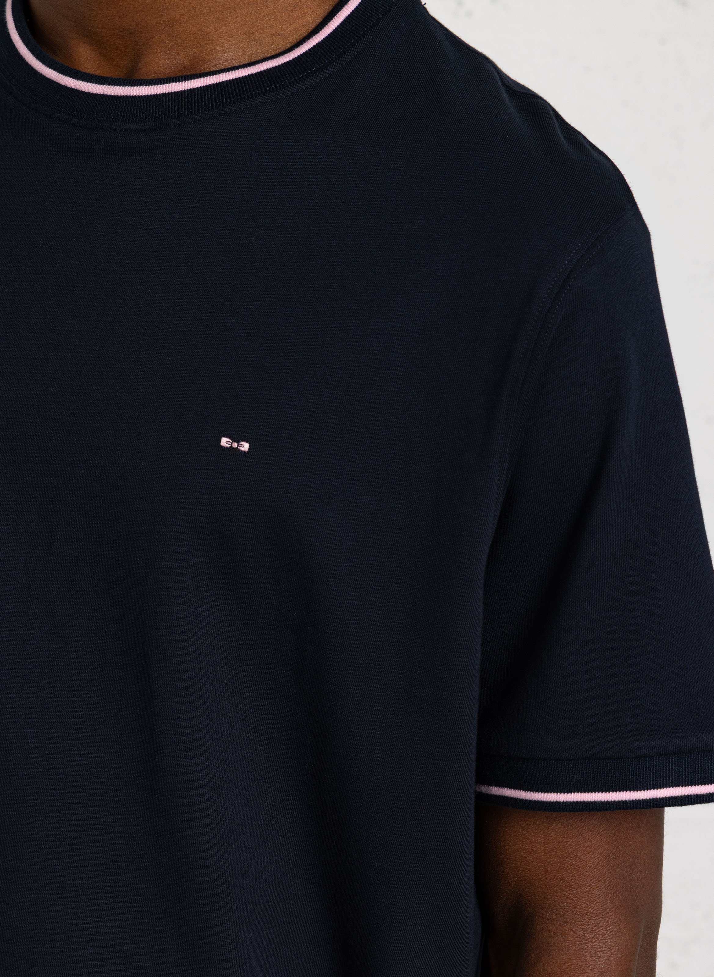 Tee-shirt droit en coton EDEN PARK Bleu