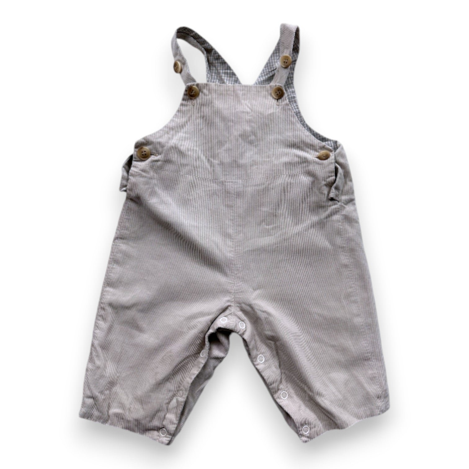 Brown baby overalls - 6 months BONPOINT - Seconde Main Brown