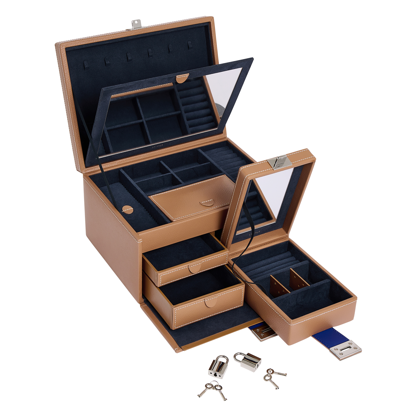 Boîte à bijoux en cuir LE TANNEUR