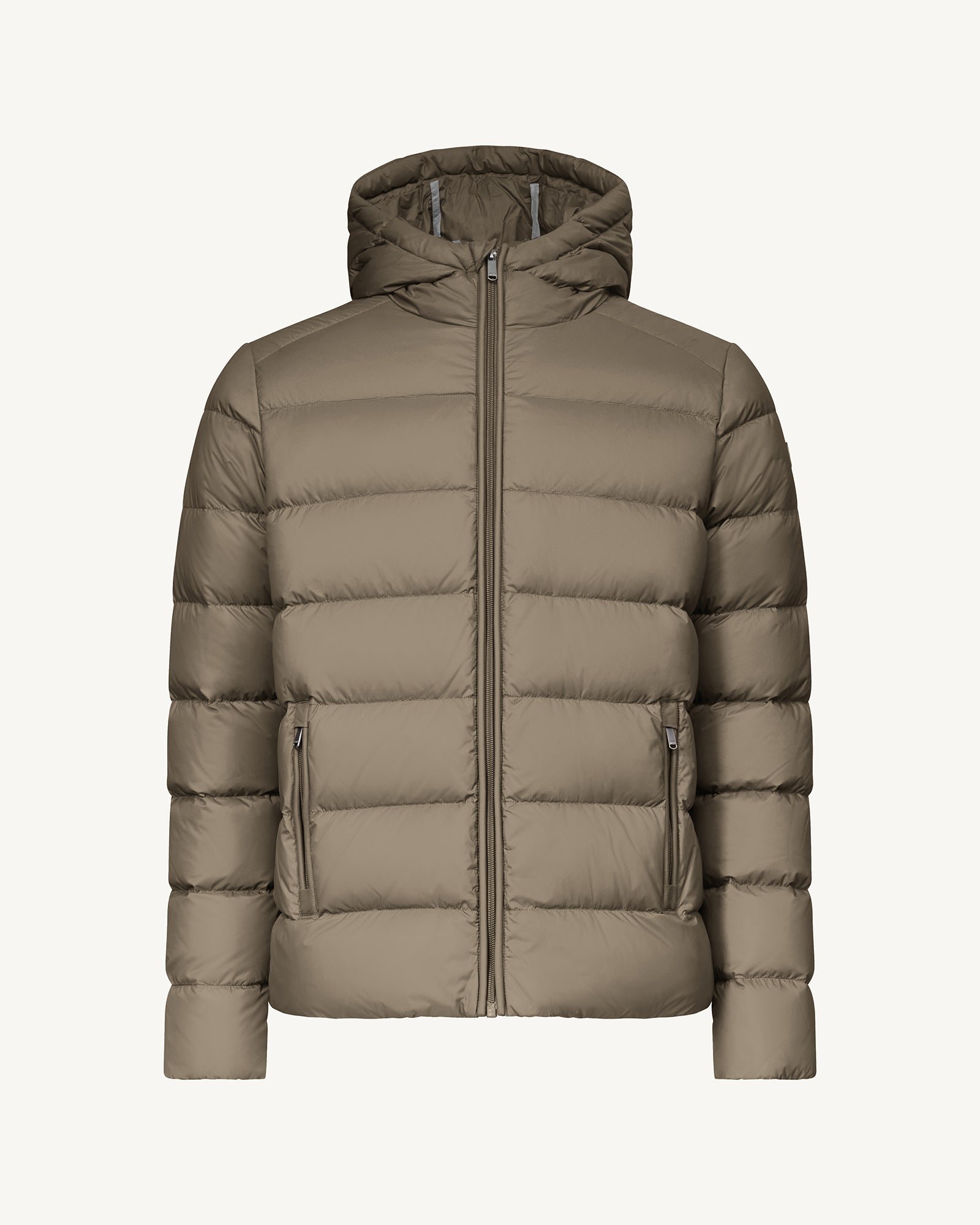 Straight hooded jacket John JOTT Beige