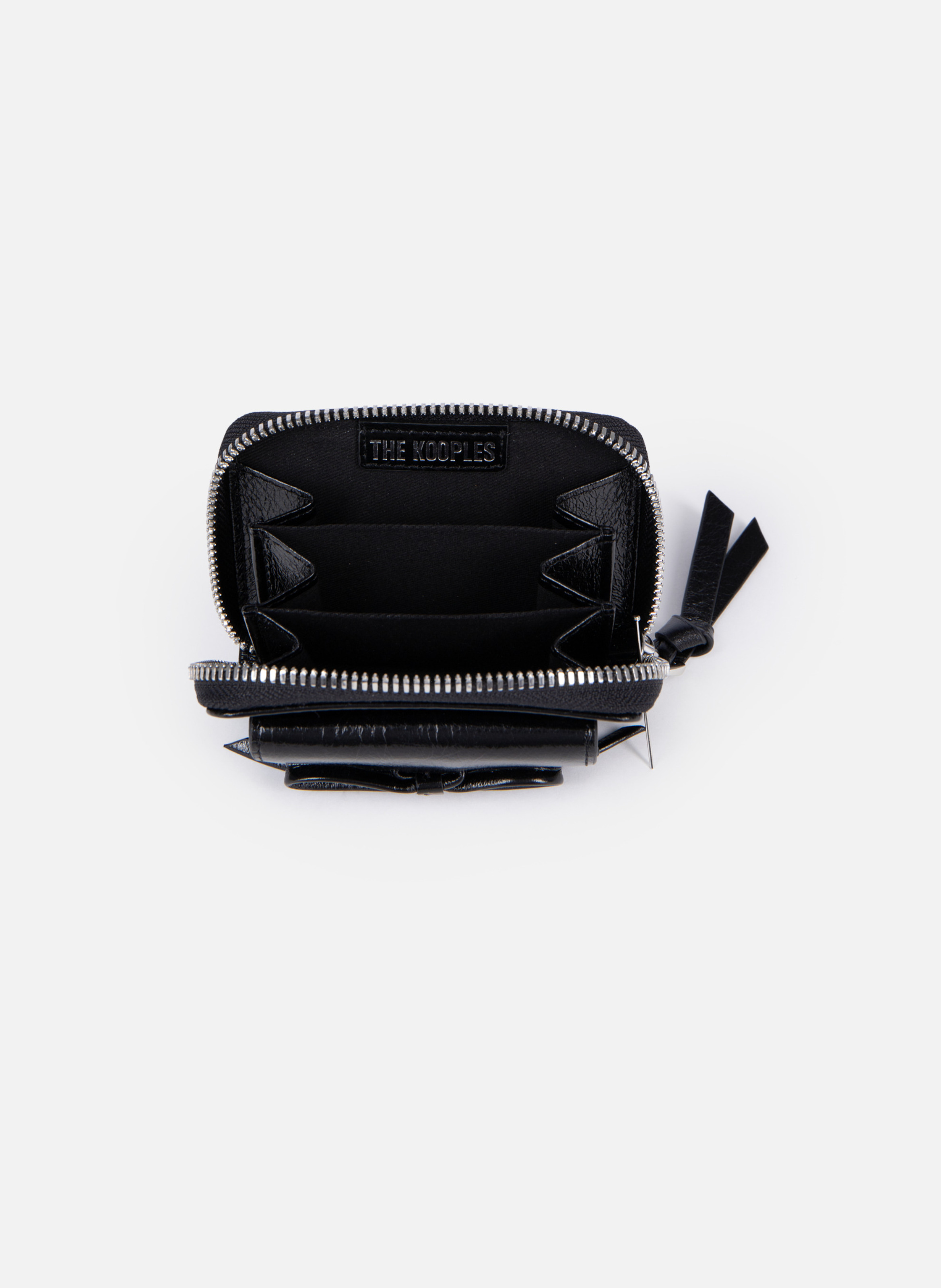 Amelia leather coin purse Black