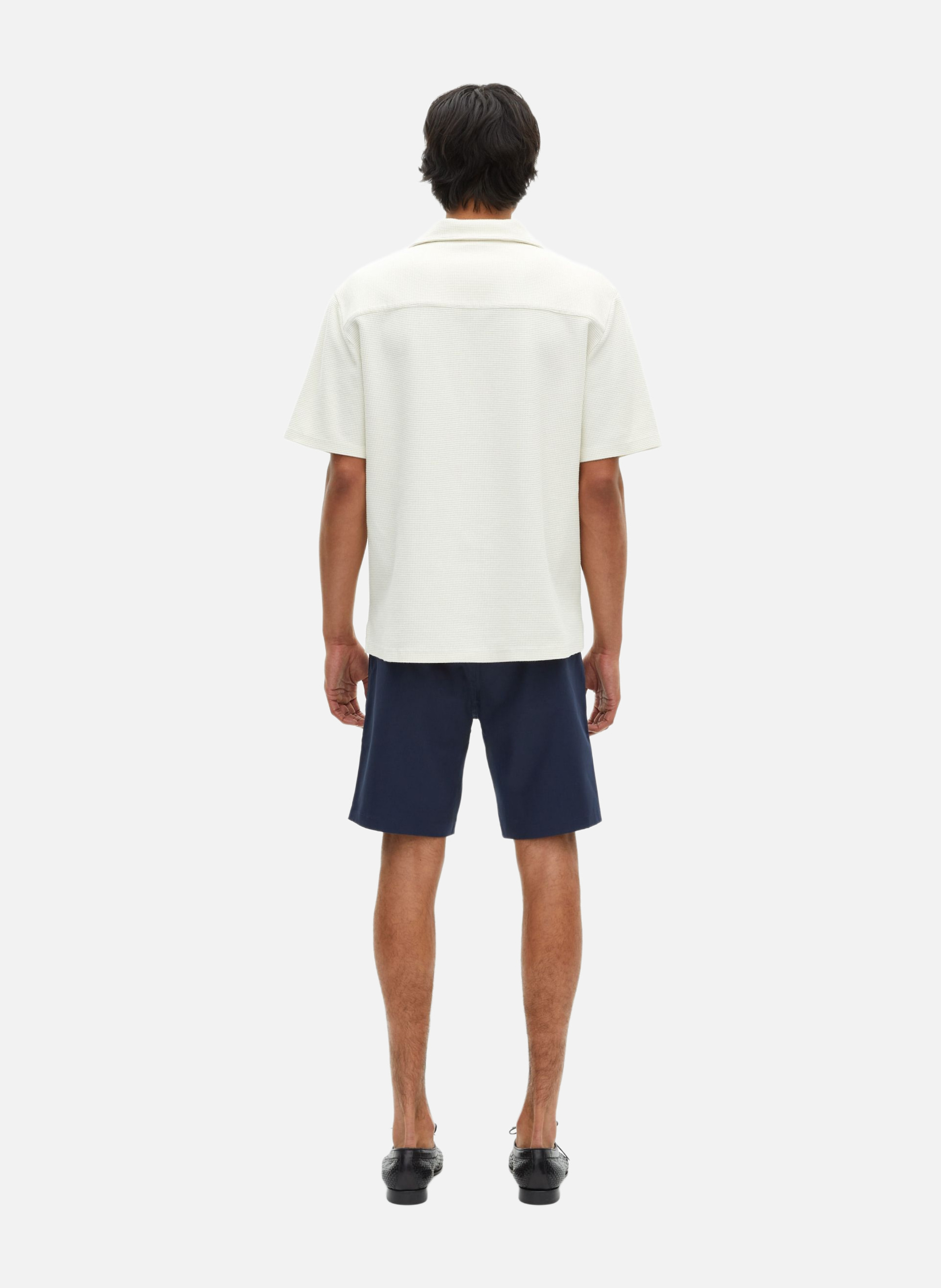 Short-sleeved honeycomb shirt THE KOOPLES Beige