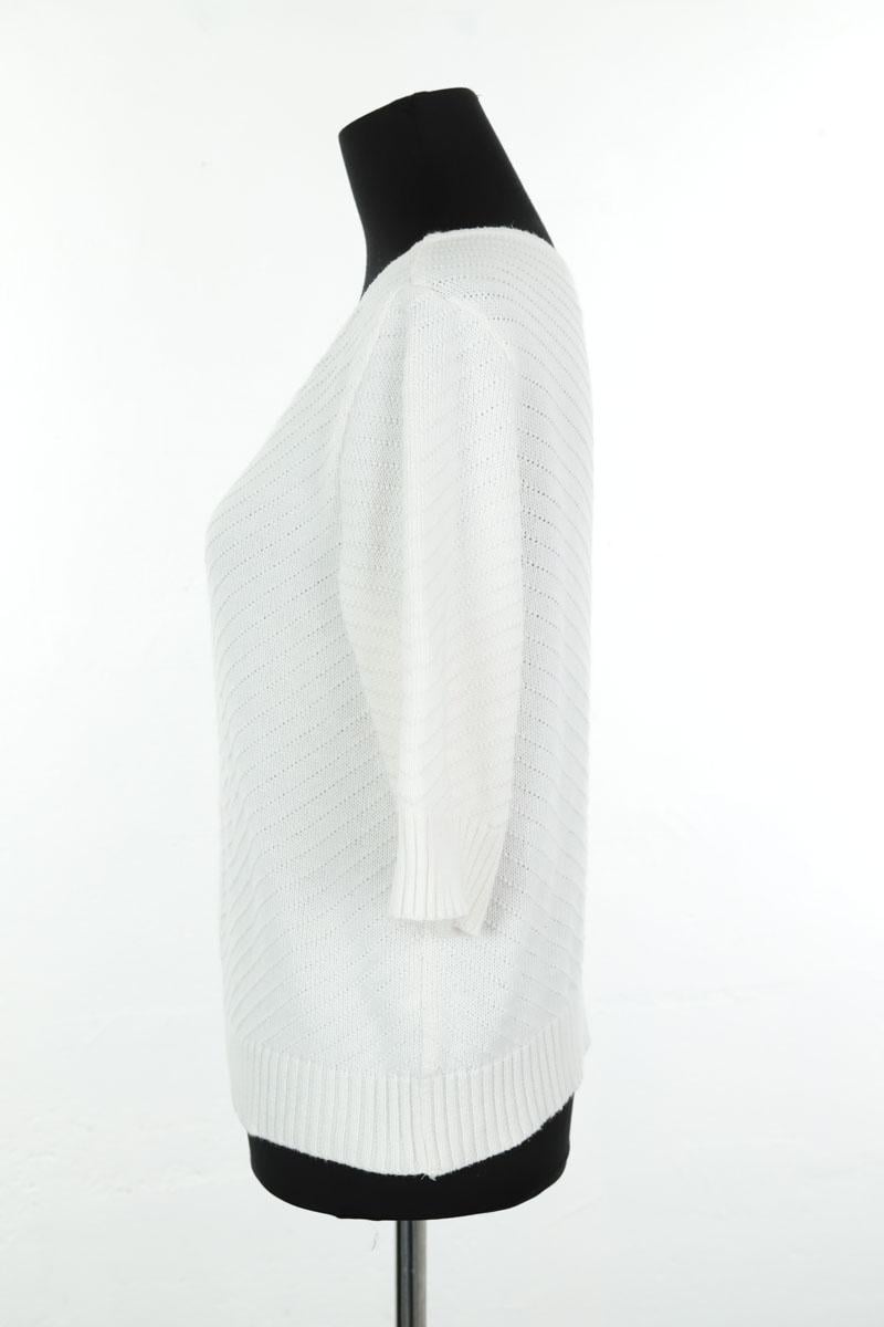 Cotton sweater AGNES B. - Seconde Main White
