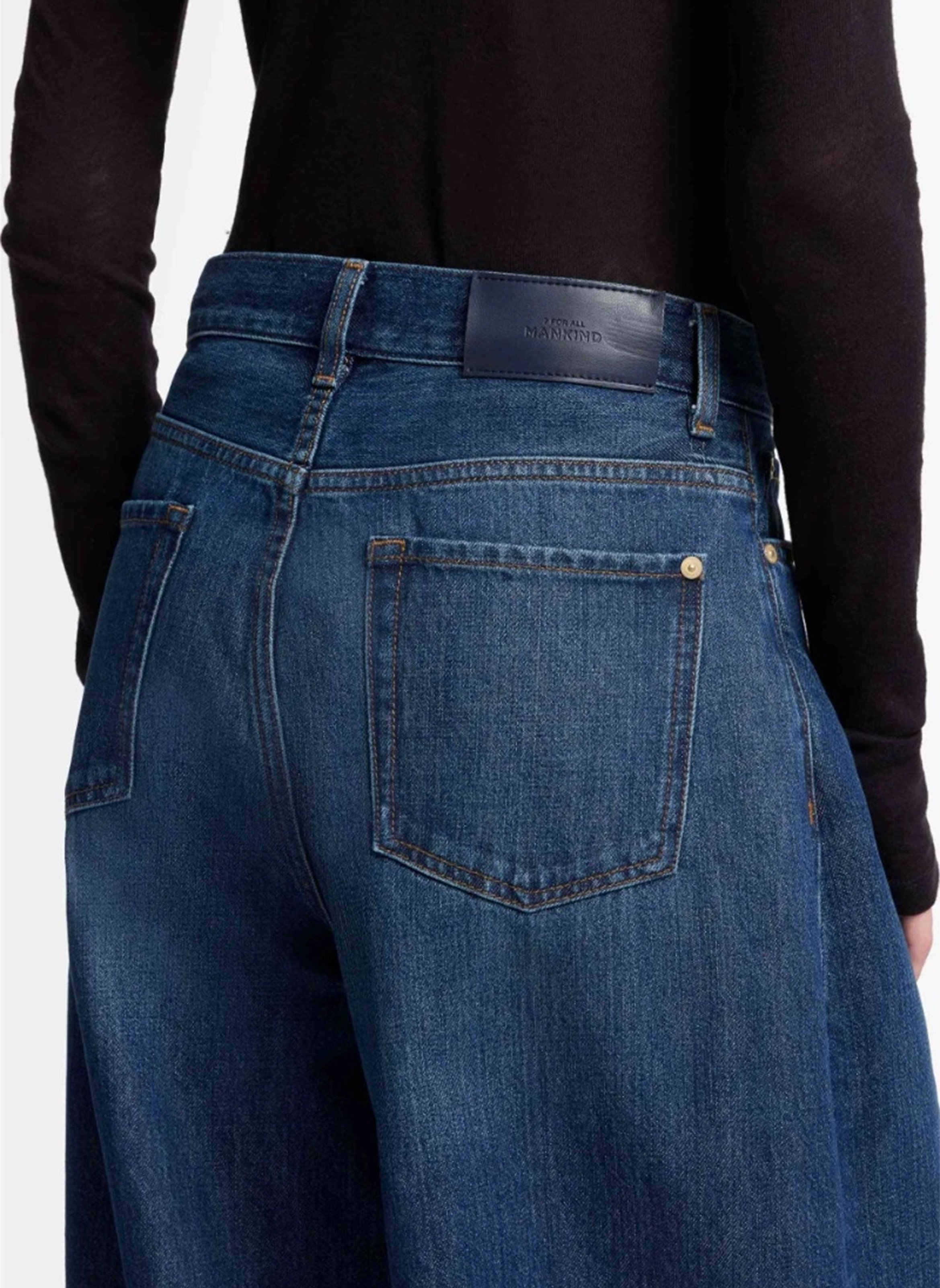 Jean balloon 7 FOR ALL MANKIND Zwart