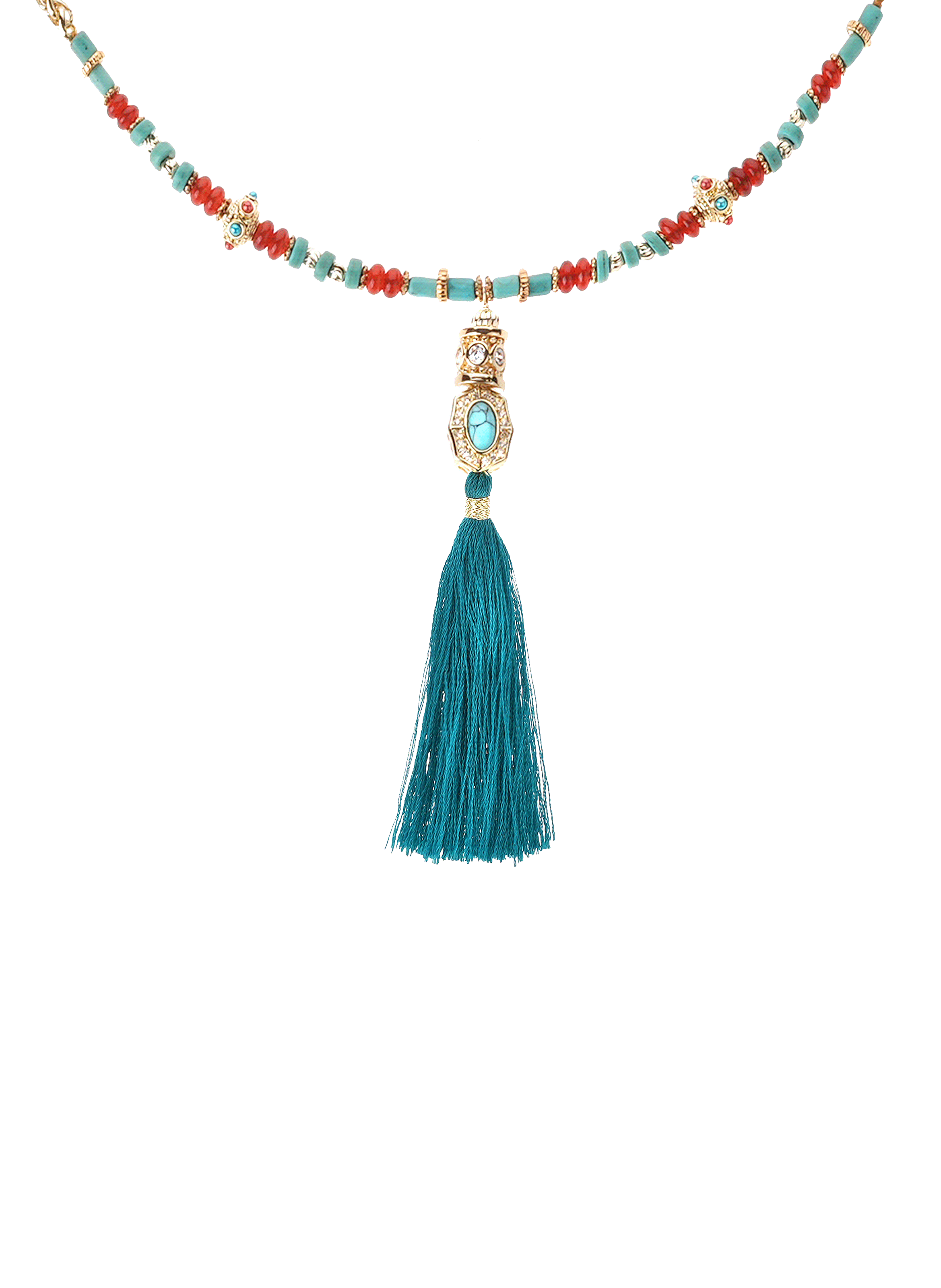 Pearl necklace with tassel HIPANEMA Blue