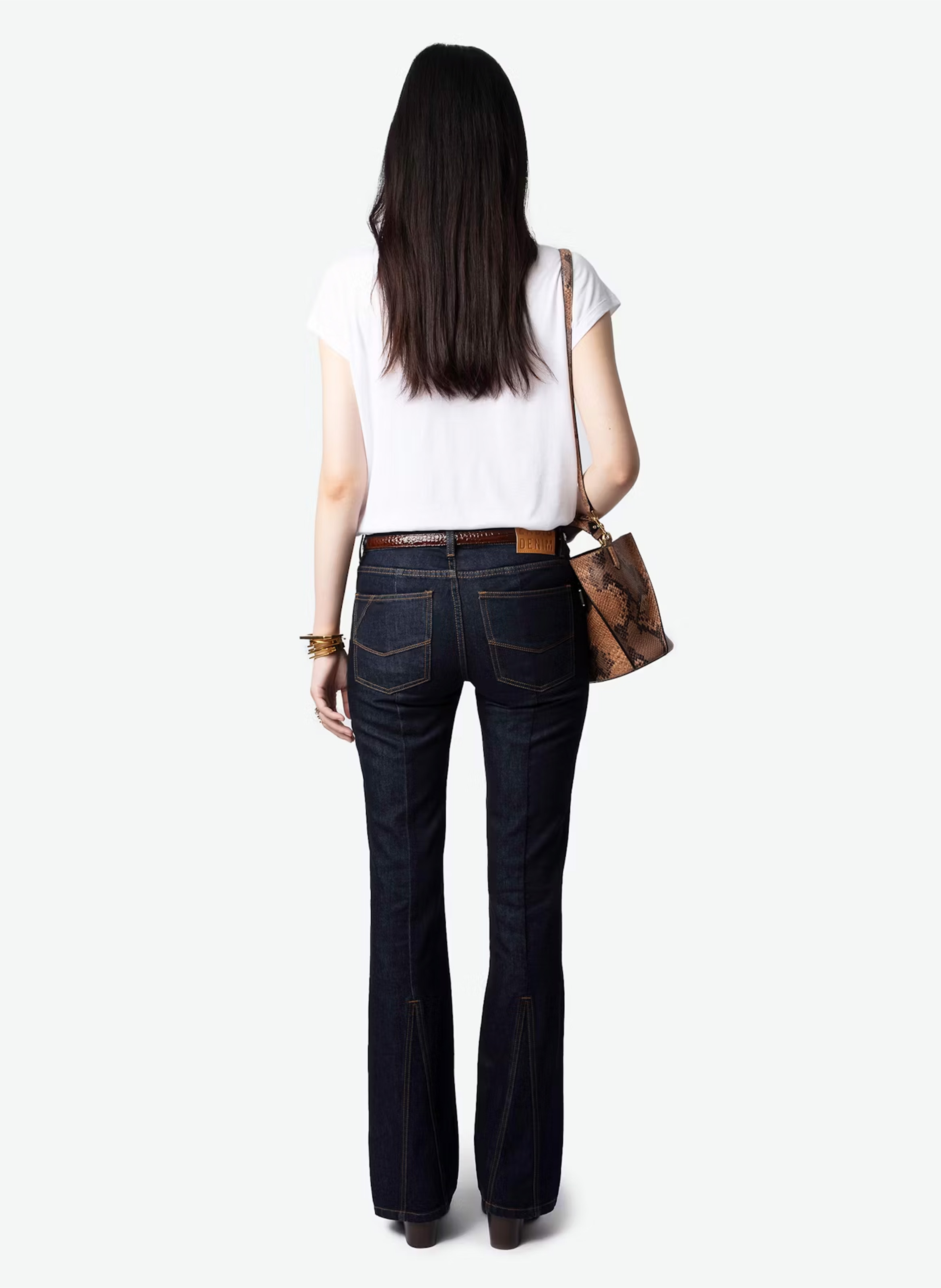 Jeans flare in cotone ZADIG&VOLTAIRE Blu