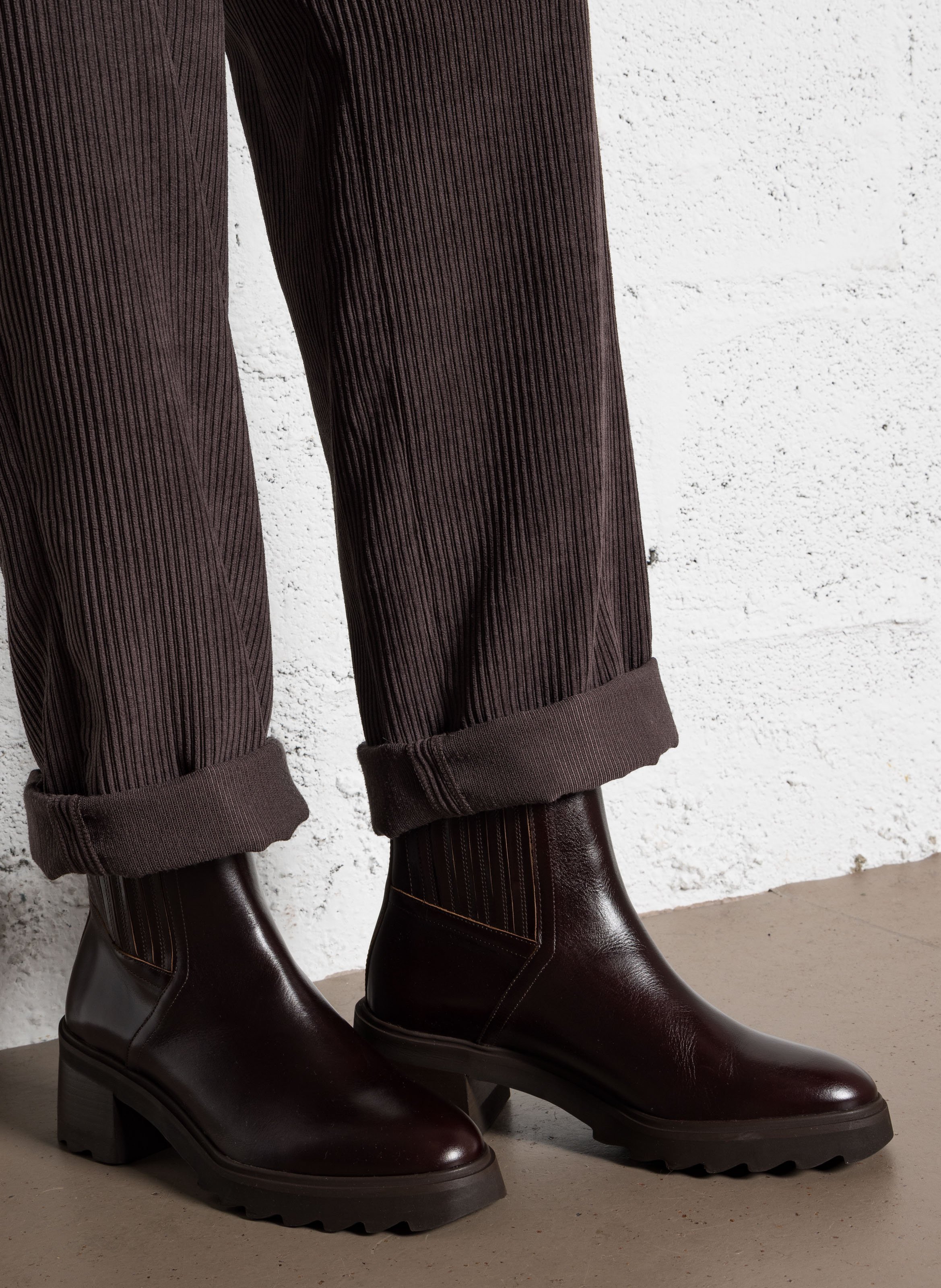 Bottines en cuir  BOBBIES Marron