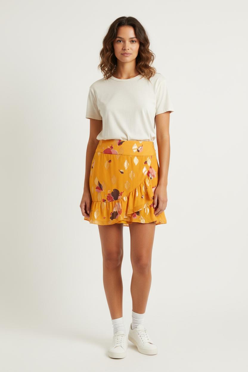 Short & midi skirt SEZANE - Seconde main Yellow