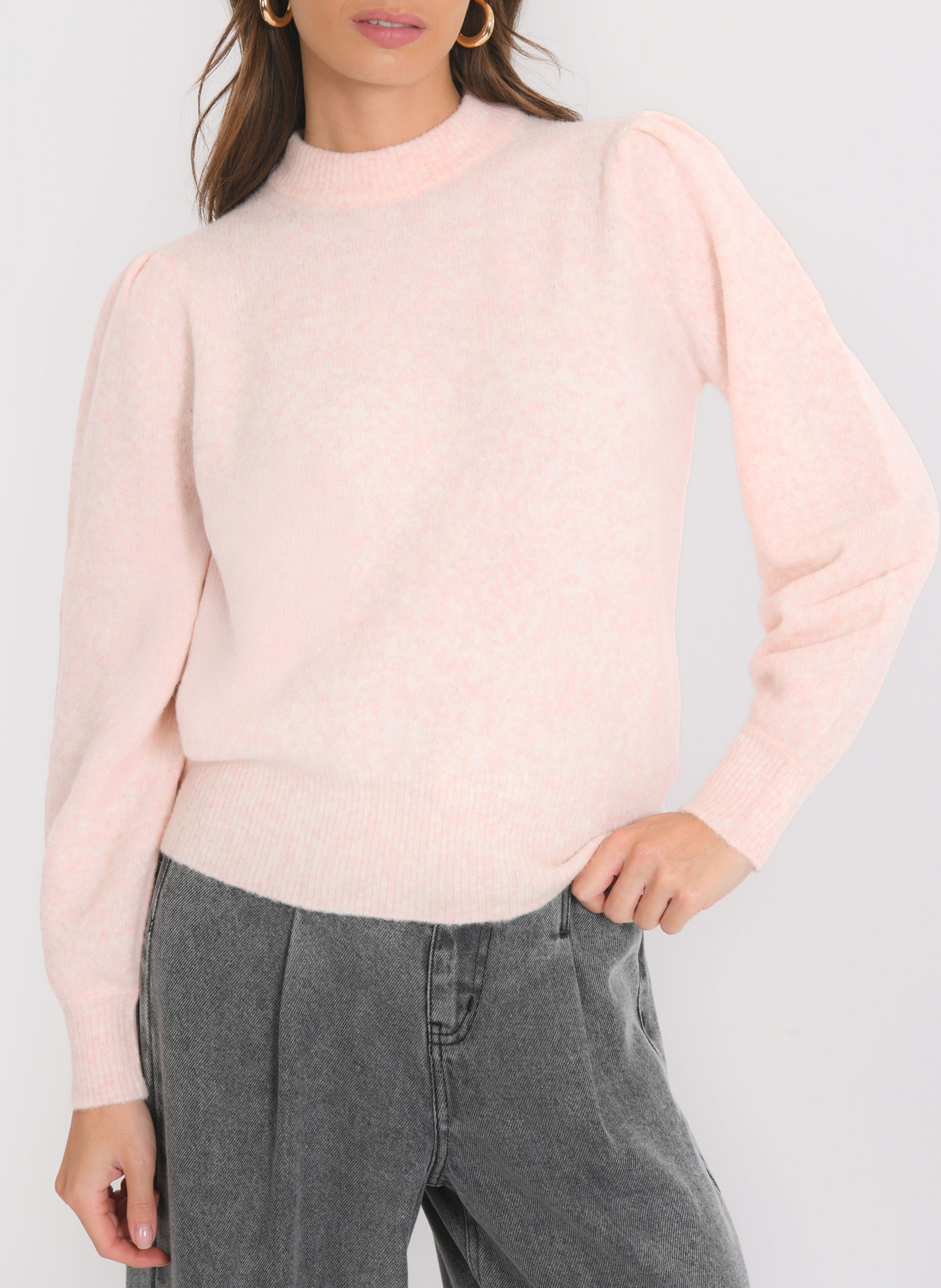 Kurzärmliger Pullover mit Rundhalsausschnitt KOOKAI