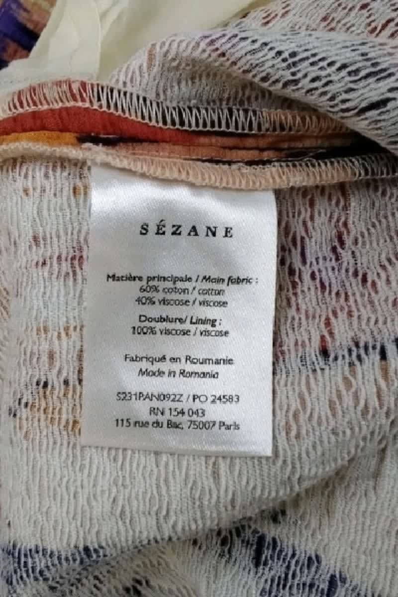 Wide trousers SEZANE - Seconde main Red