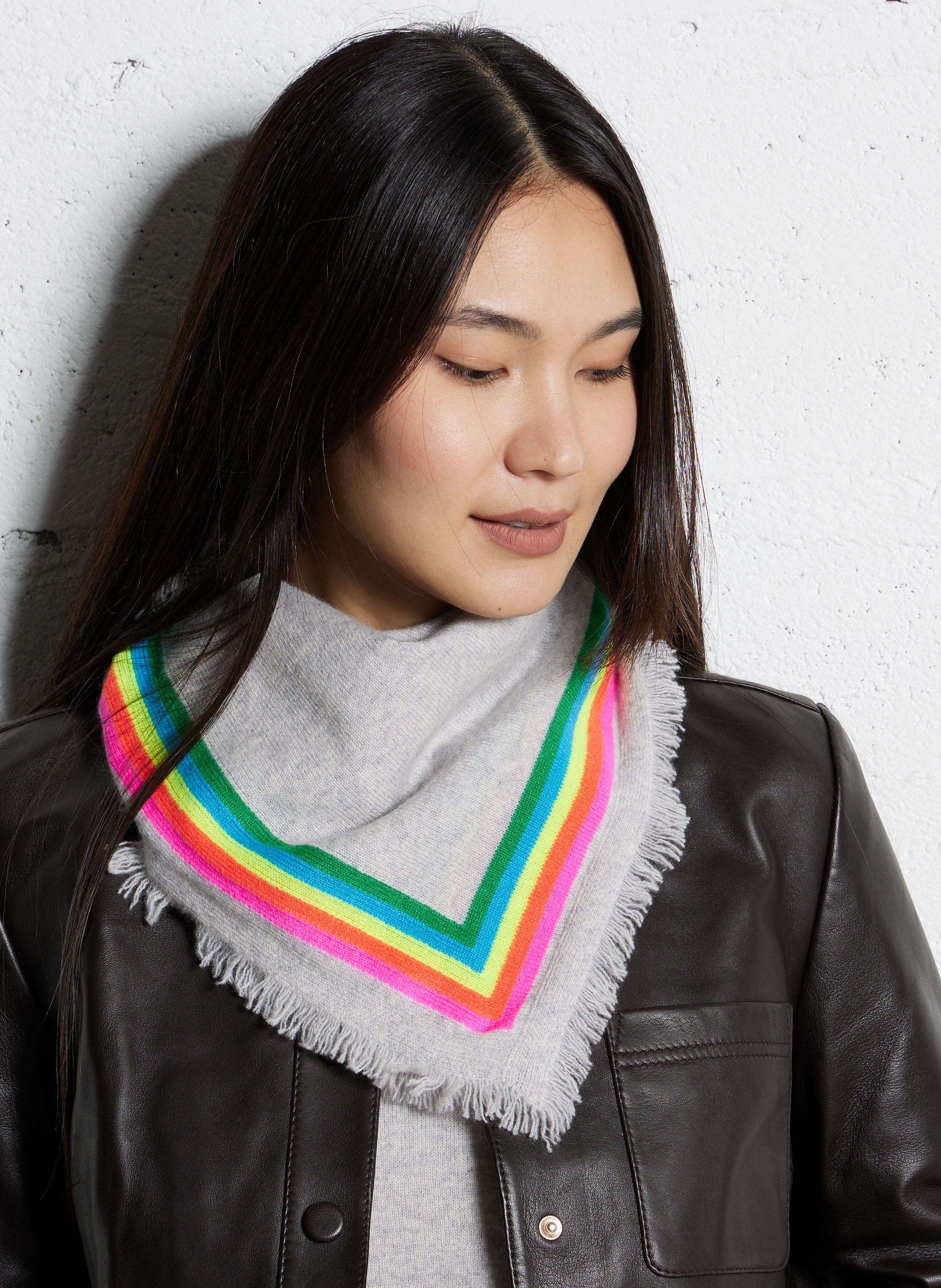 Striped cashmere scarf FROM FUTURE
