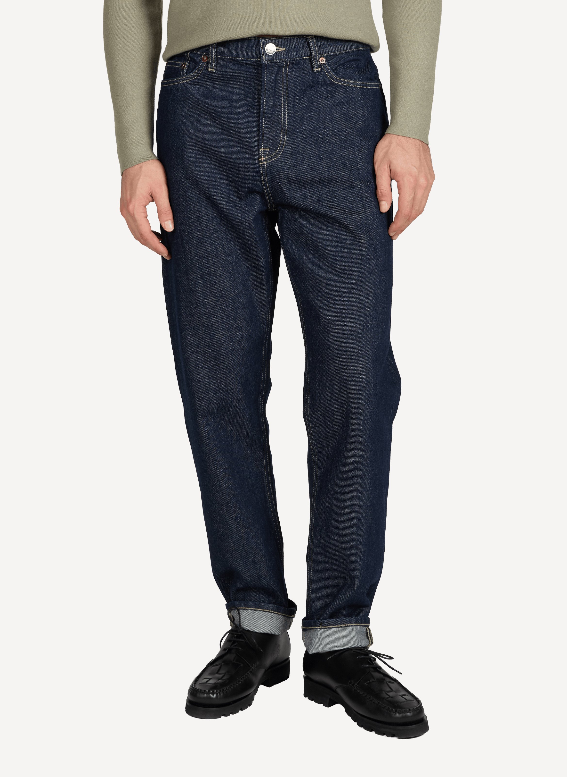 Straight organic cotton jeans SAMSOE SAMSOE Blue
