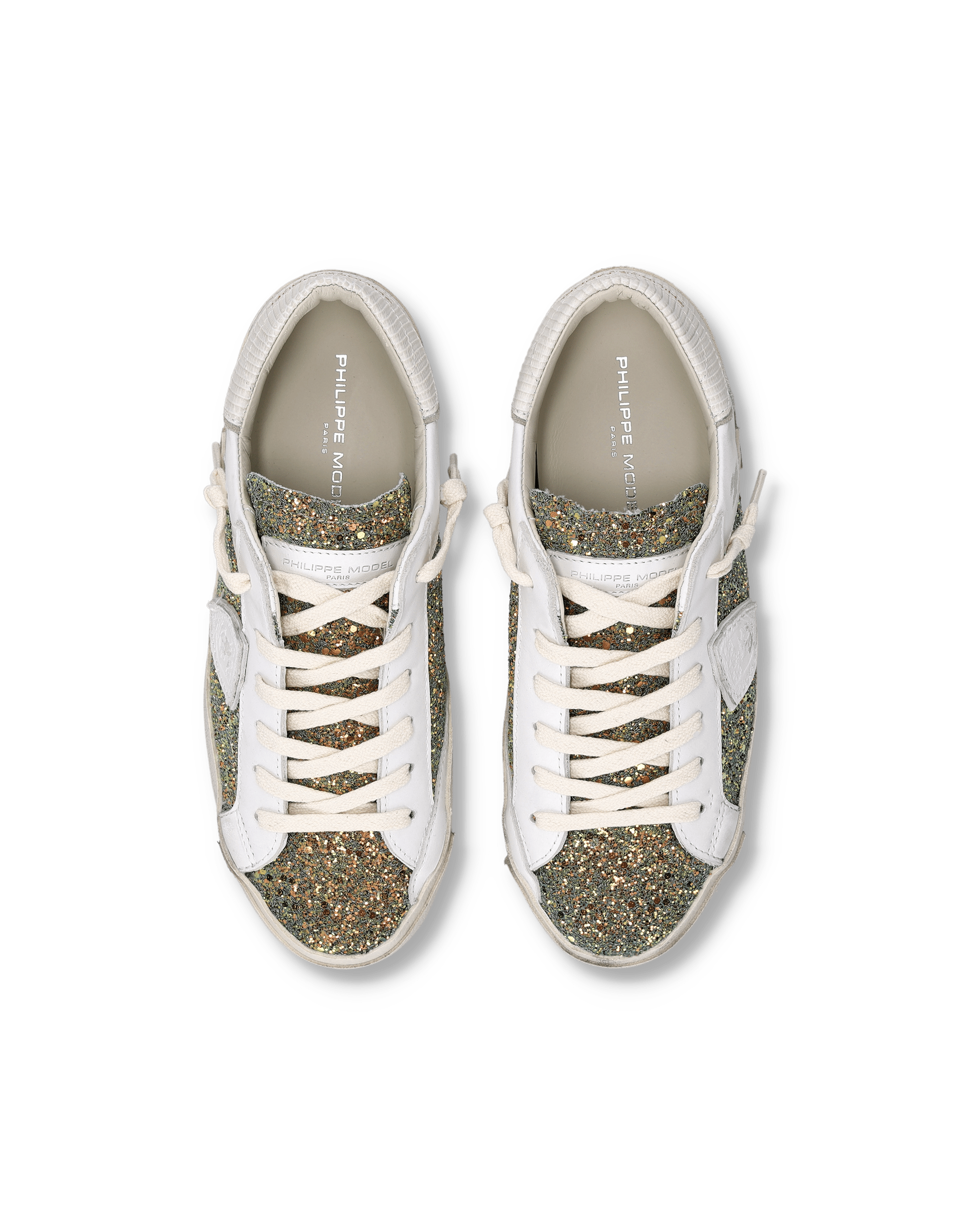 Tennis sneakers. PHILIPPE MODEL Golden