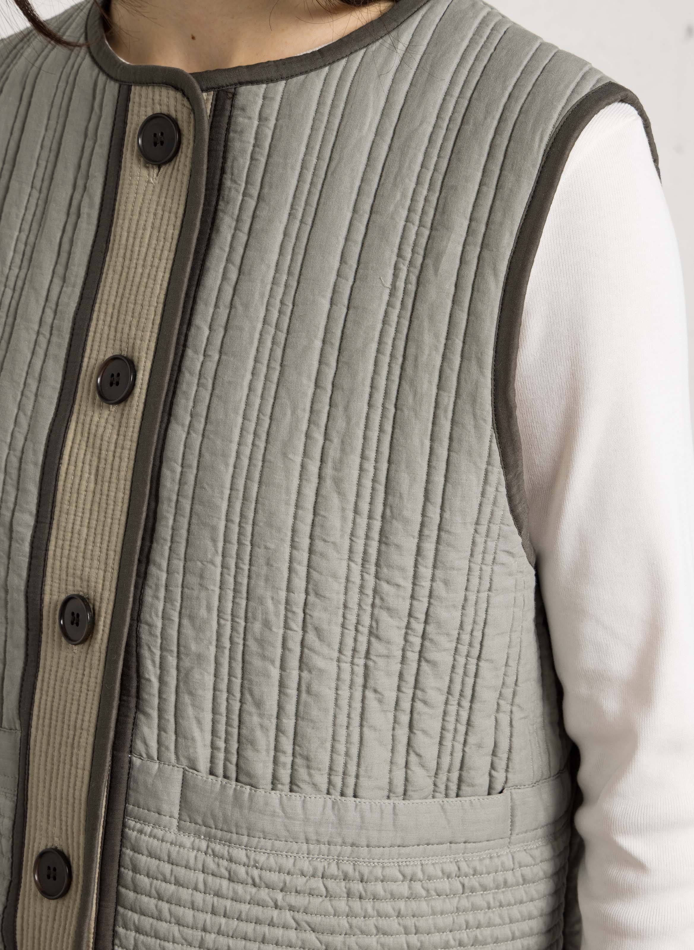 Jacke mit rundem Kragen SOEUR Grun