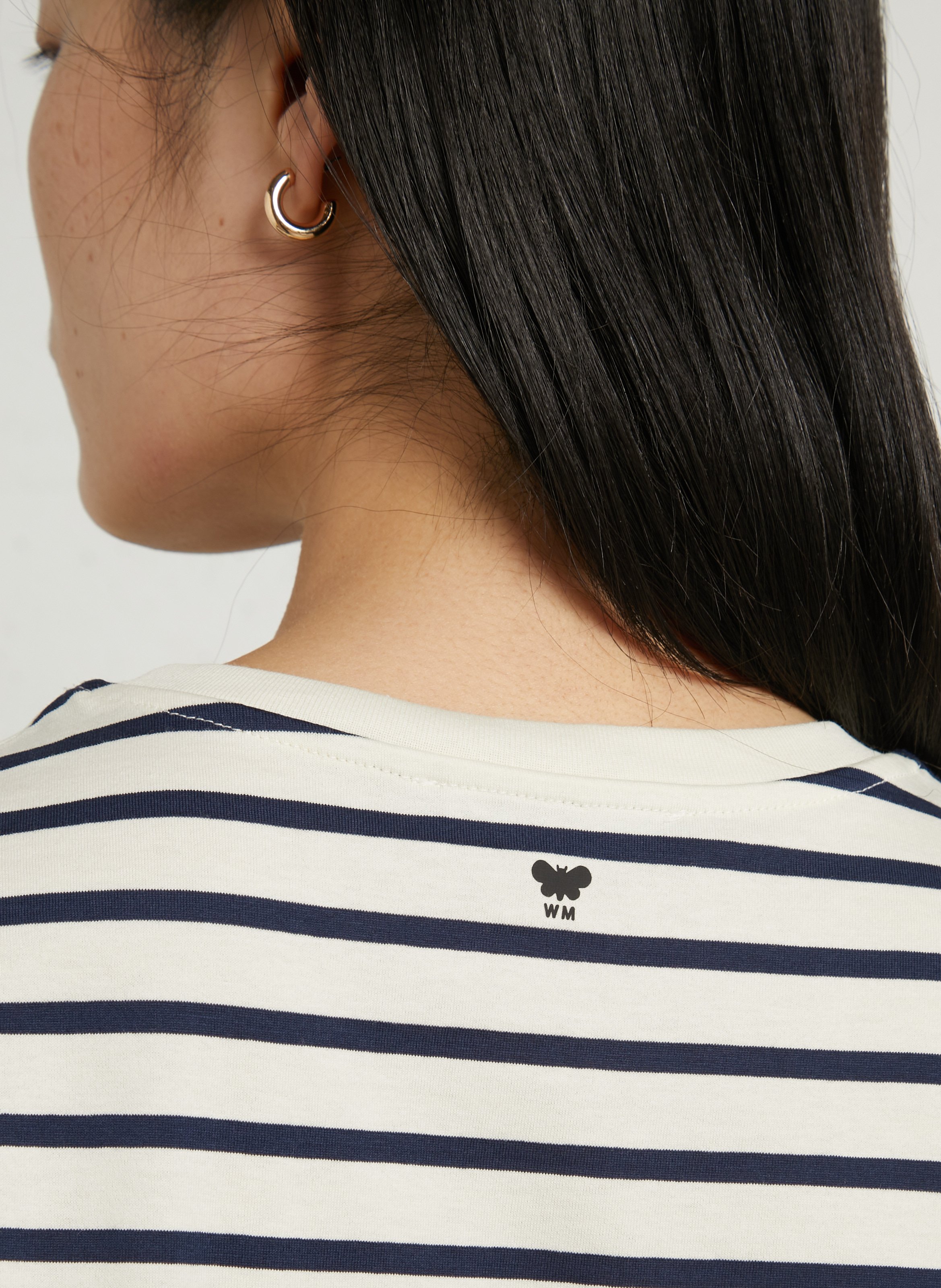 Baumwoll-Pullover mit Rundhalsausschnitt MAX MARA WEEK END Blau