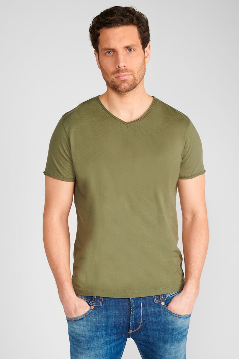 Tommy Badge T-shirt LE TEMPS DES CERISES Green