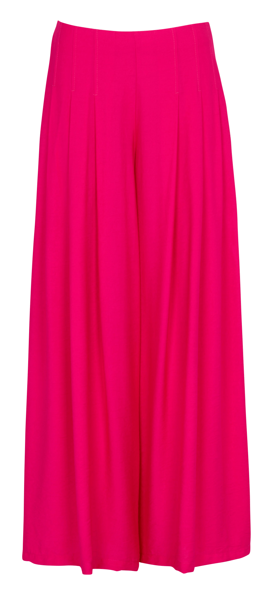 Pantalon large taille haute LA FEE MARABOUTEE Rose