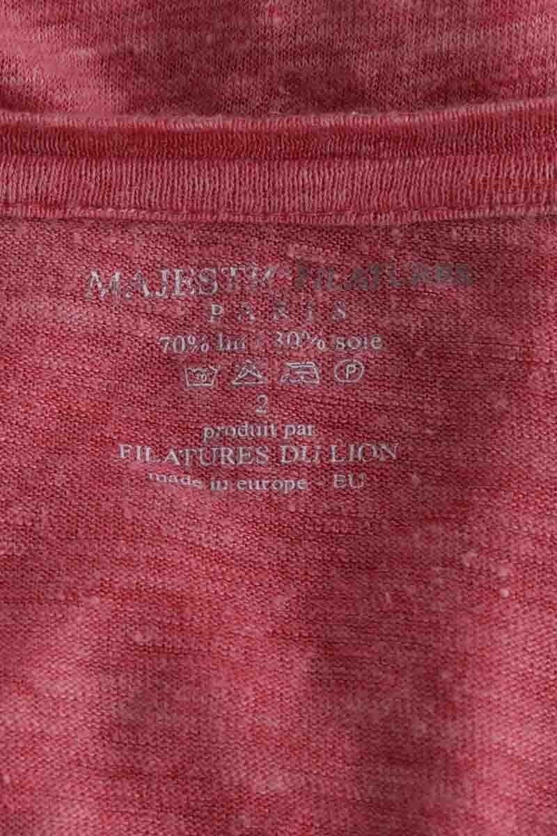 T-shirt MAJESTIC FILATURES - SECONDE MAIN Pink