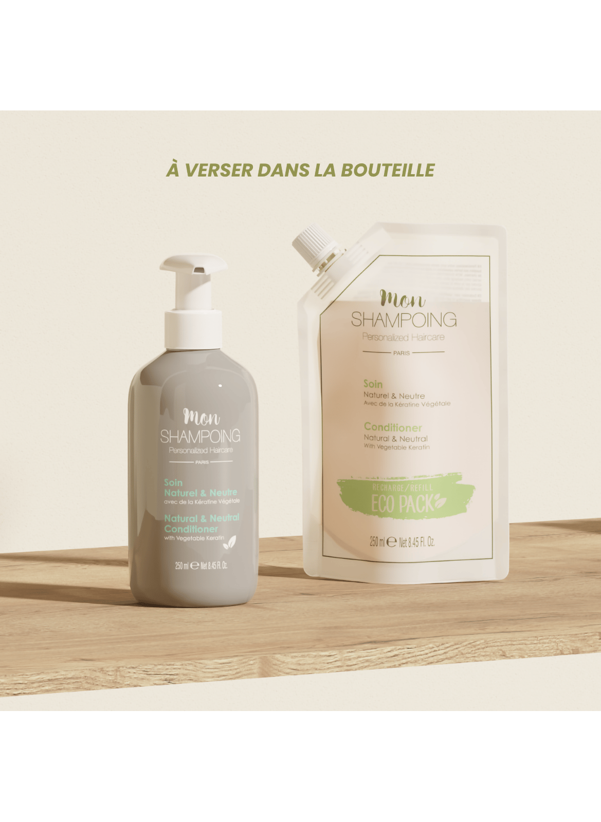 Natural & Neutral Conditioner - Eco-Pack Refill MON SHAMPOING No color
