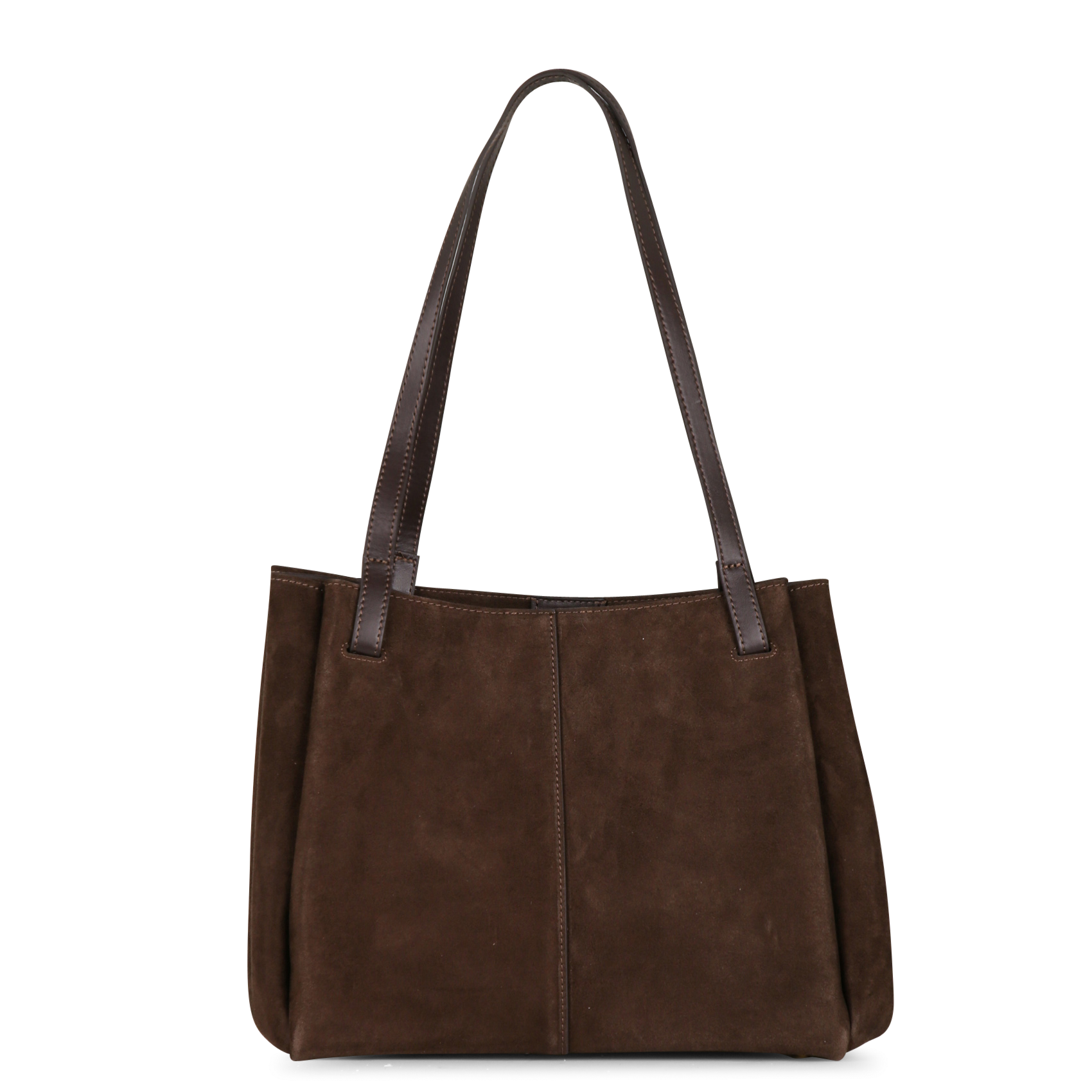 Leather shoulder bag LANCASTER PARIS Brown