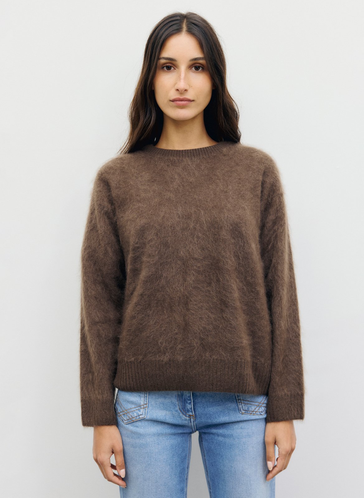 Pull en cachemire brossé GERARD DAREL