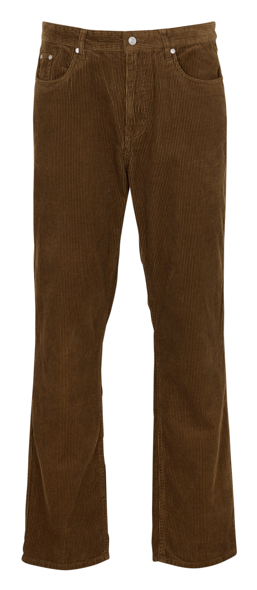 Straight-leg cotton corduroy jeans MINIMUM Brown