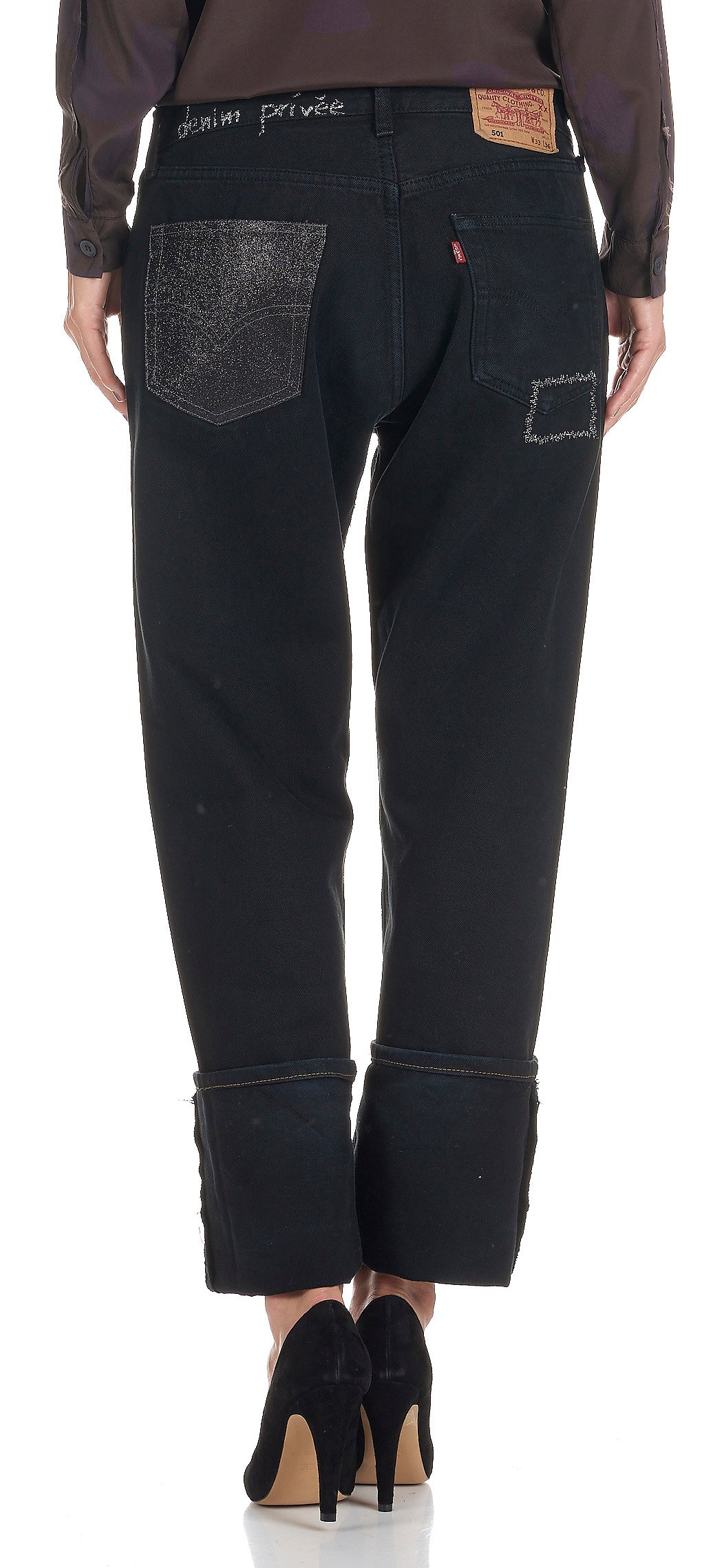 Kalumba boyfriend jeans MOMONI Black