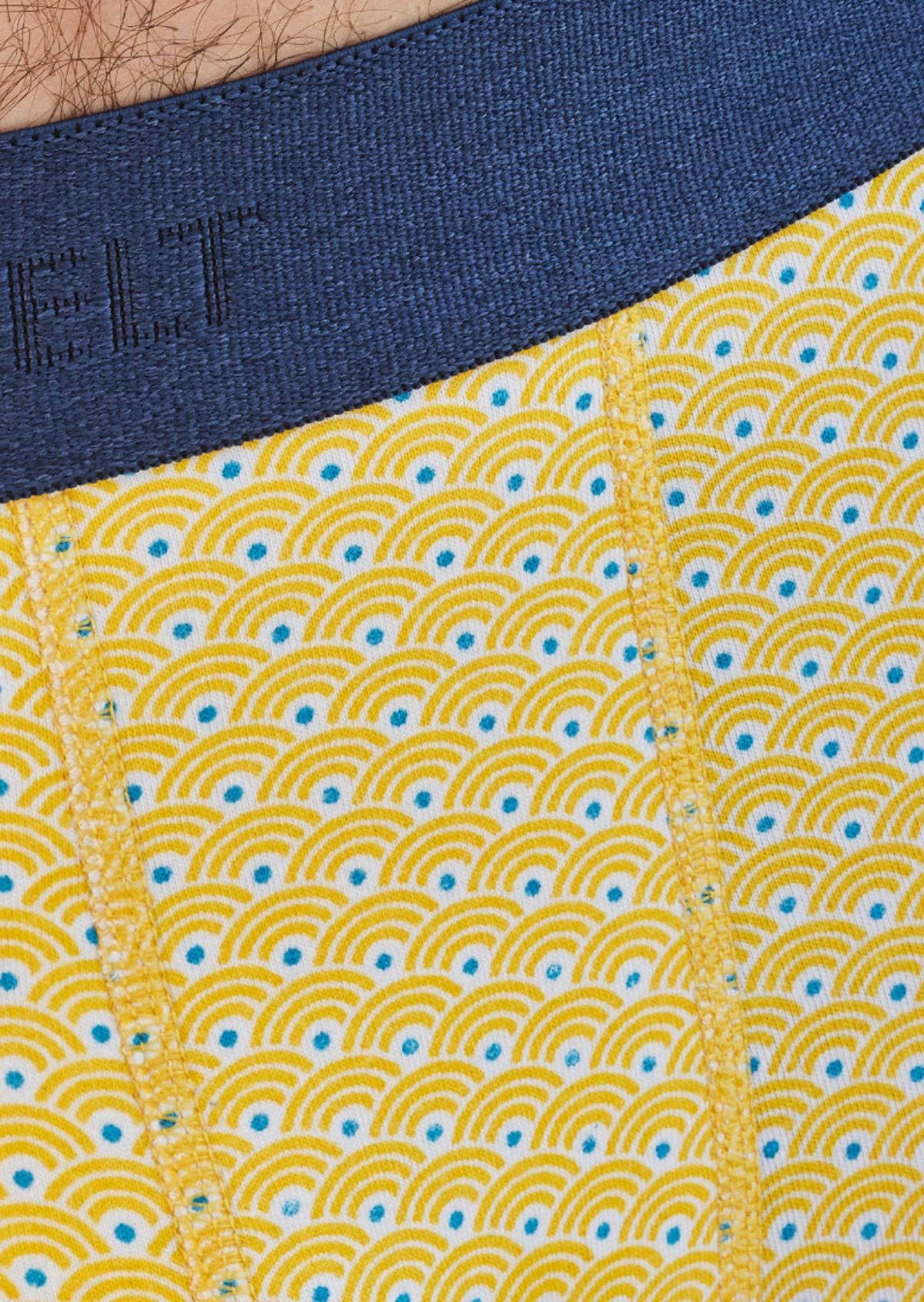 Organic cotton boxers BILLYBELT Yellow