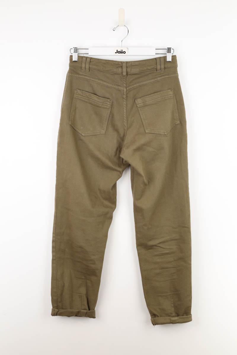 Cotton pants SEZANE - Seconde main Khaki