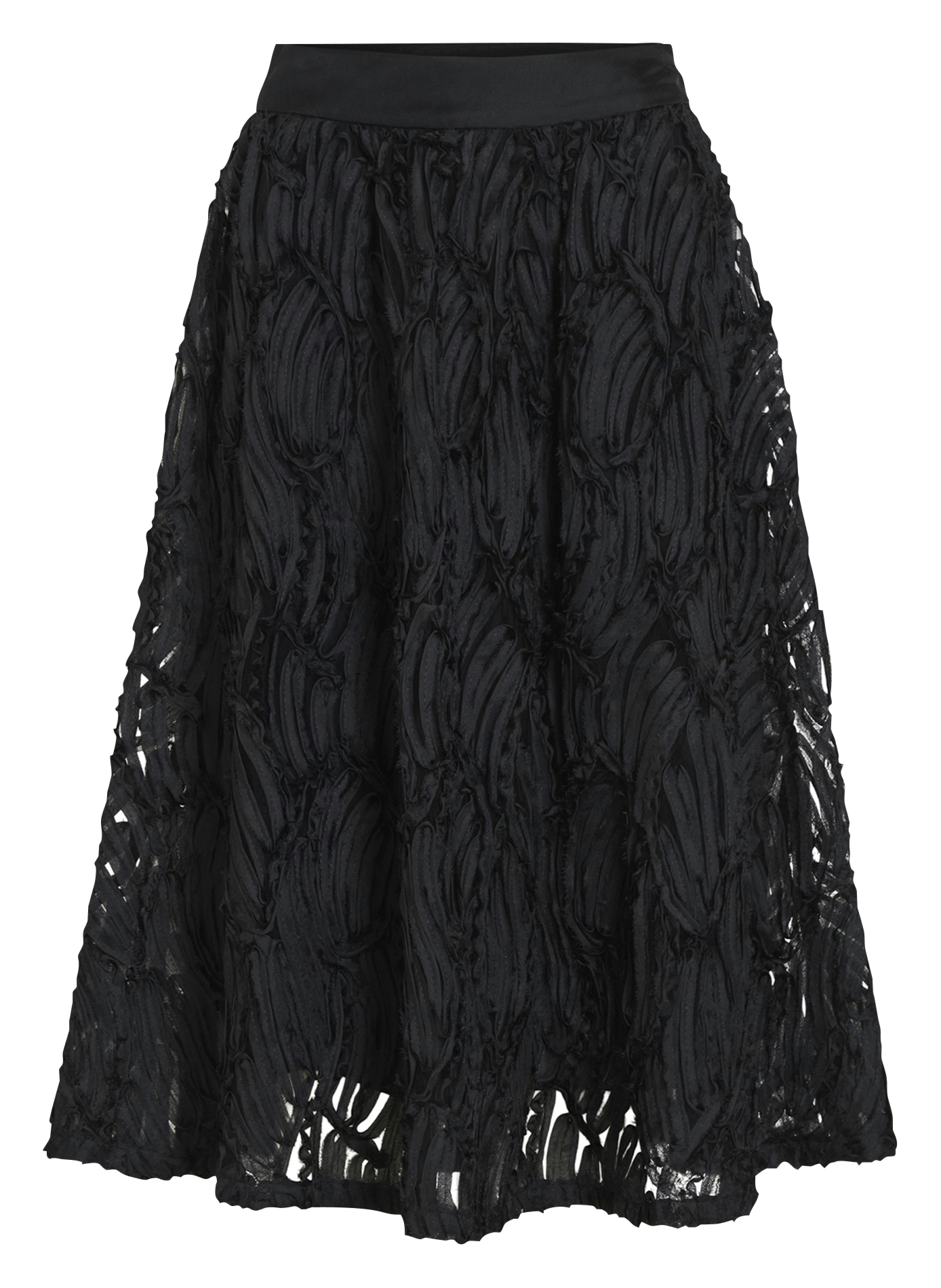 A-line midi skirt ROUGE EDIT Grey