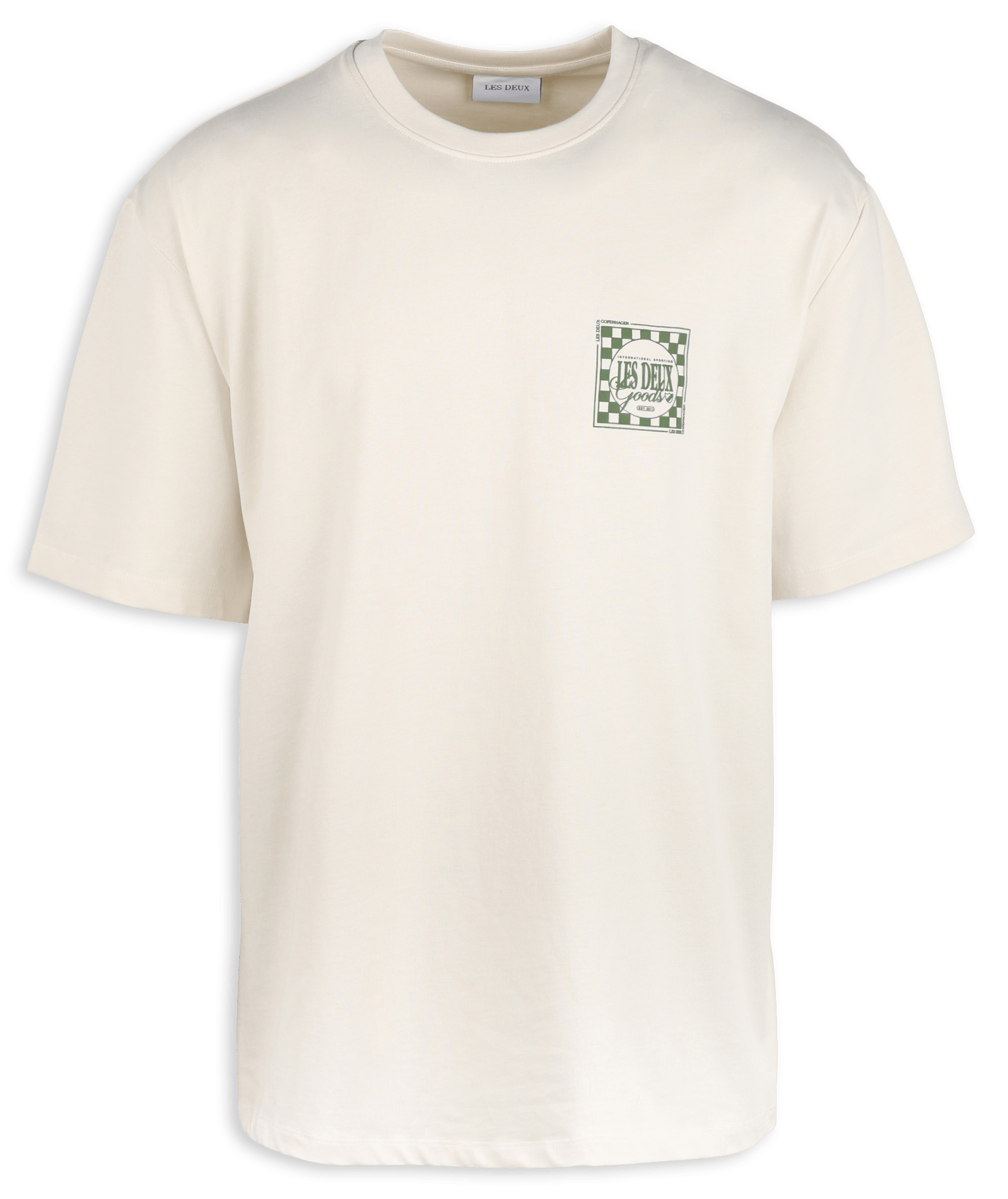 Oversized T-shirt van biologisch katoen met zeefdruk LES DEUX Veelkleurig