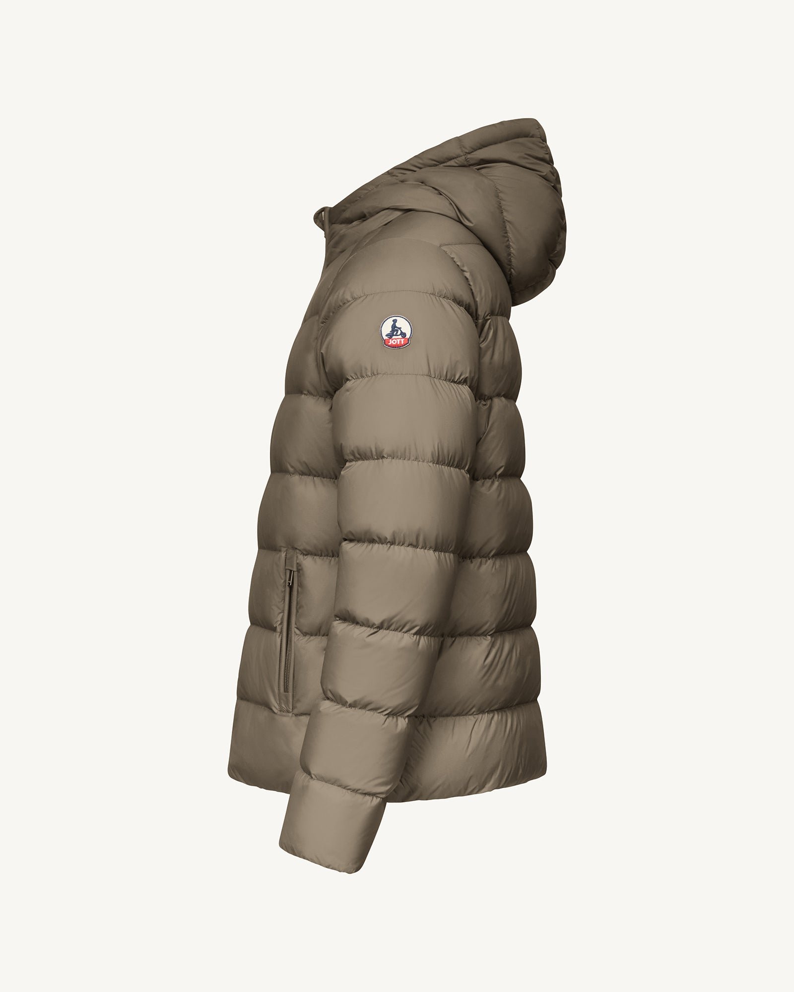 Straight hooded jacket John JOTT Beige