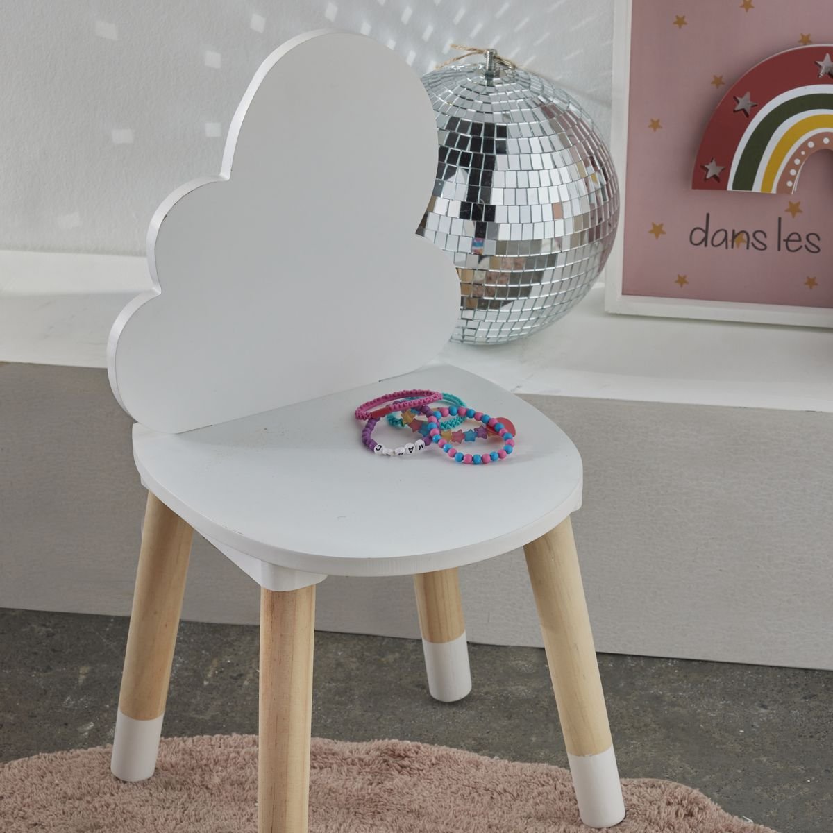 Children's chair in MDF FACTORY White