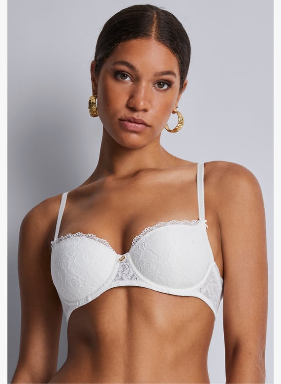 Half-cup bra | White by AUBADE Half-cup bra White