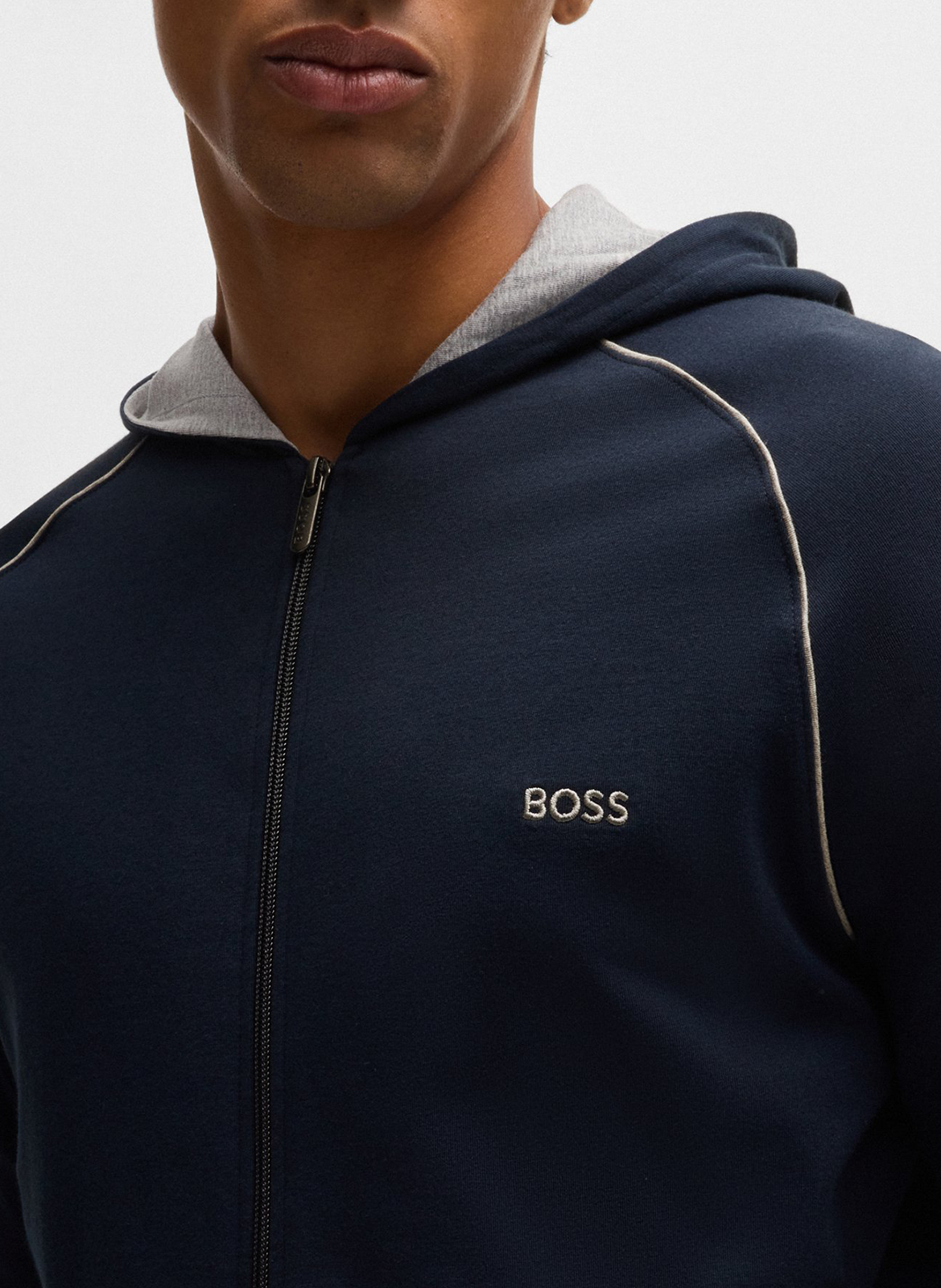 Zip-up hoodie BOSS Blue