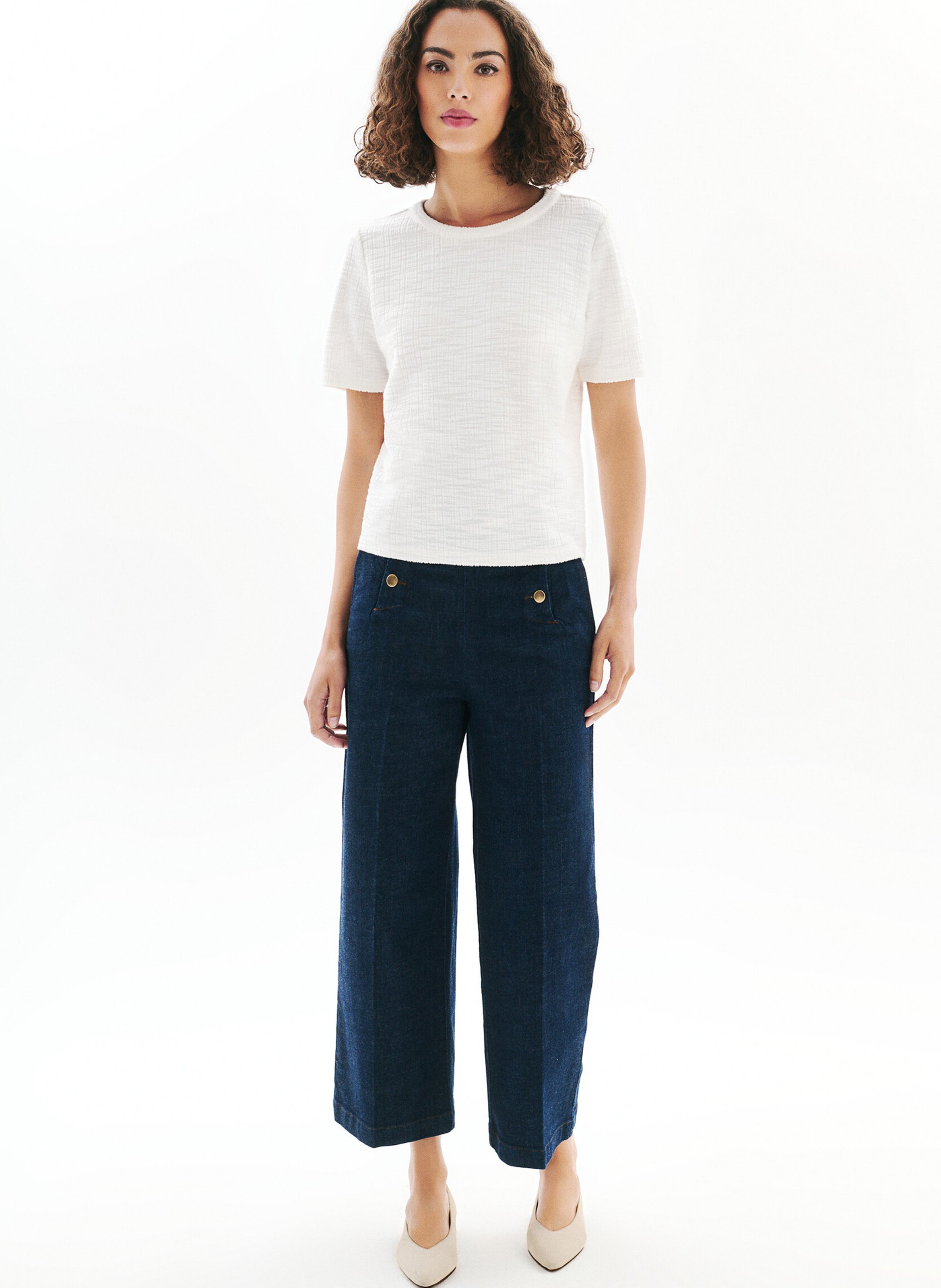 T-shirt neckline CAROLL Beige