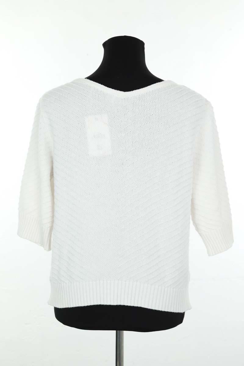 Cotton sweater AGNES B. - Seconde Main White