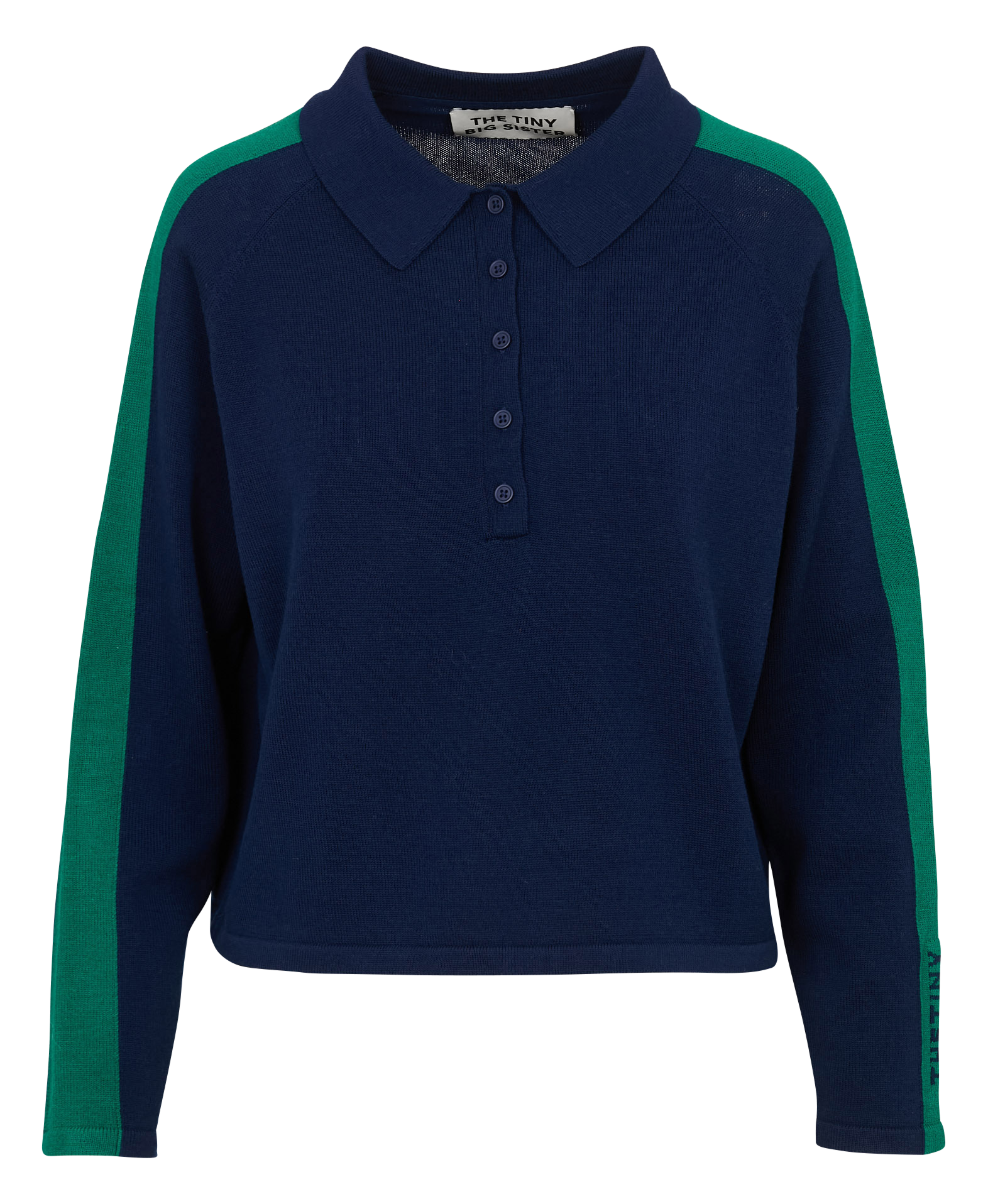 Pull oversize en laine THE TINY BIG SISTER Bleu