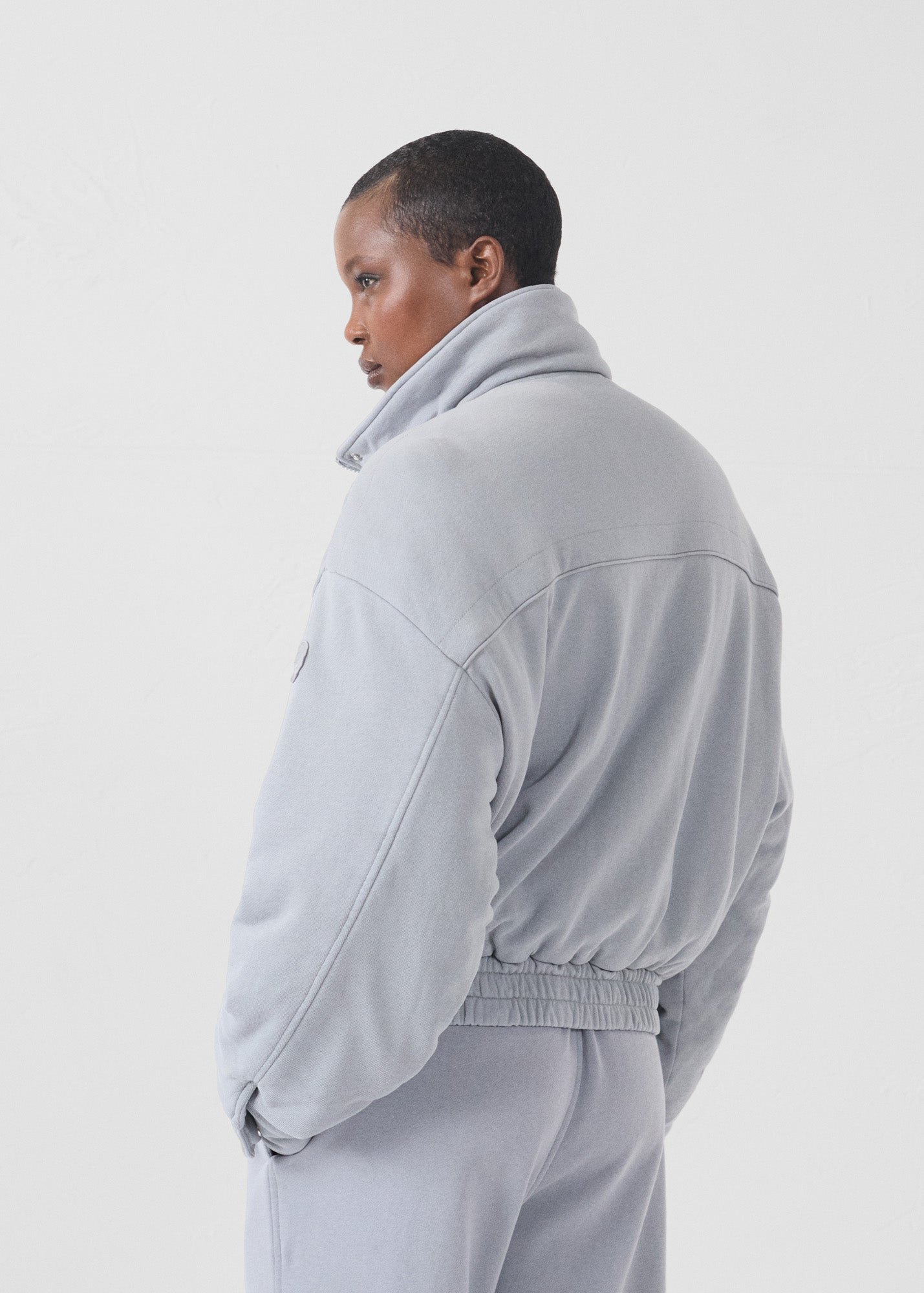 Dory jersey bomber jacket JOTT Grey