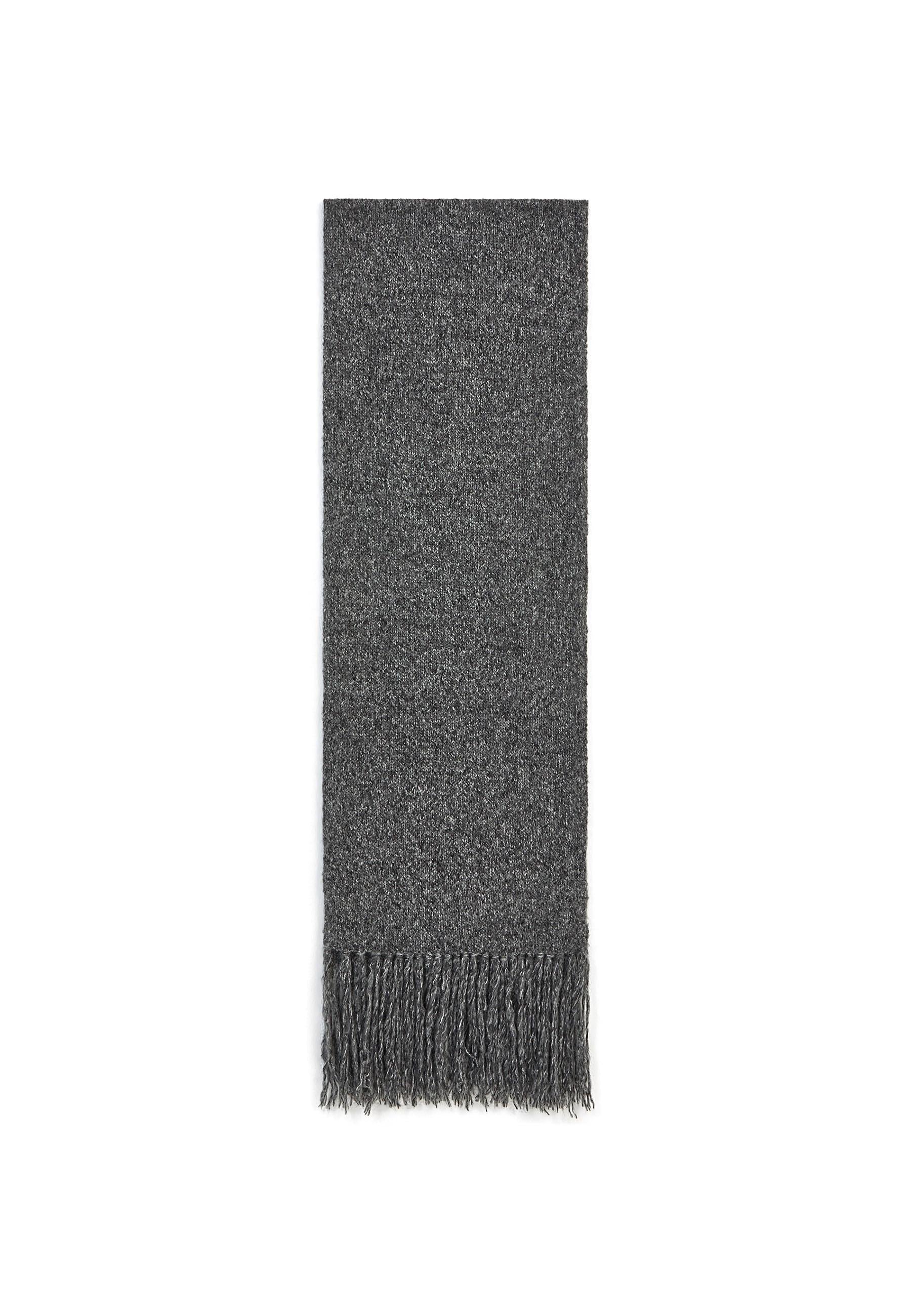 Long chunky knit scarf RODIER Grey